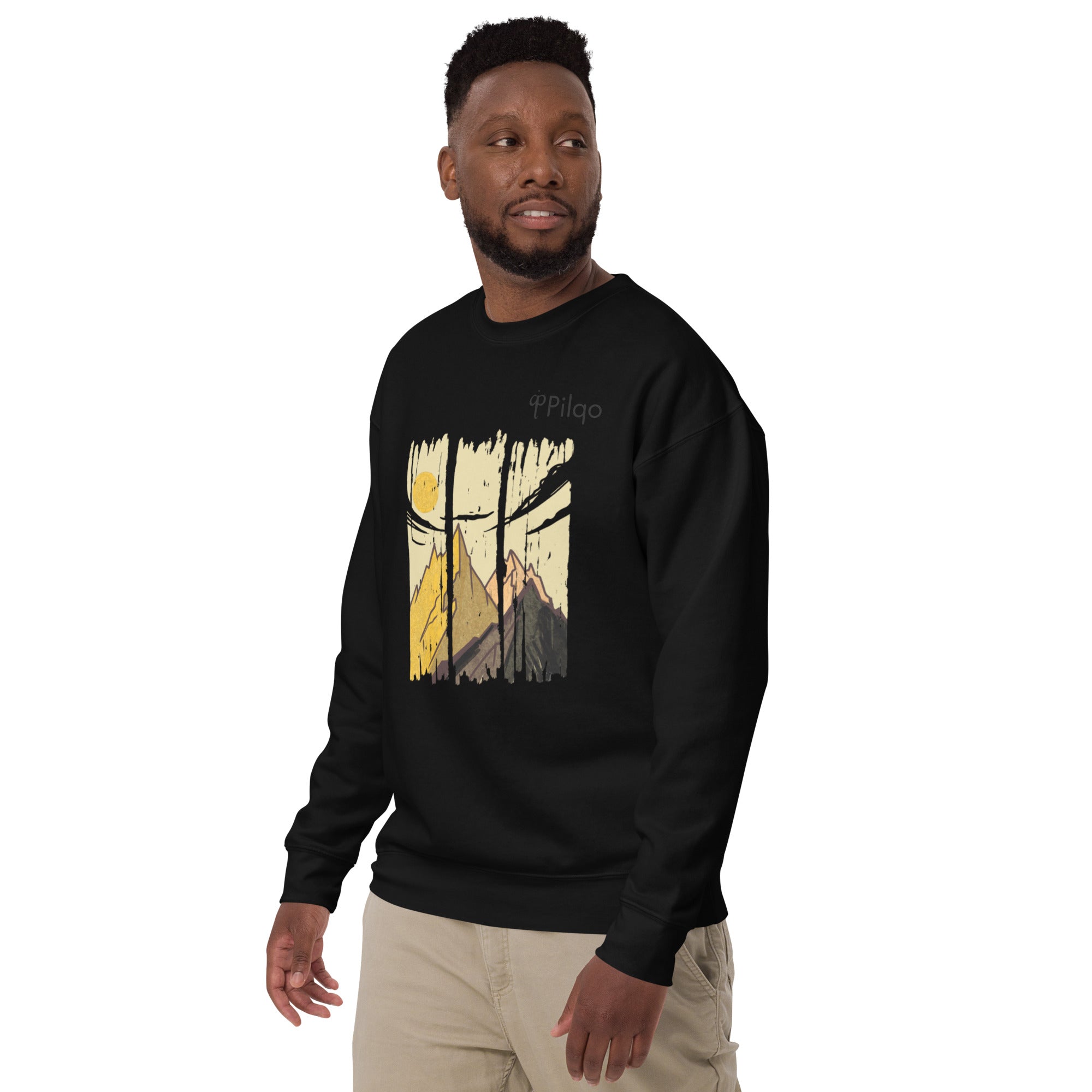 Premium-Sweatshirt mit Grafik und Logo