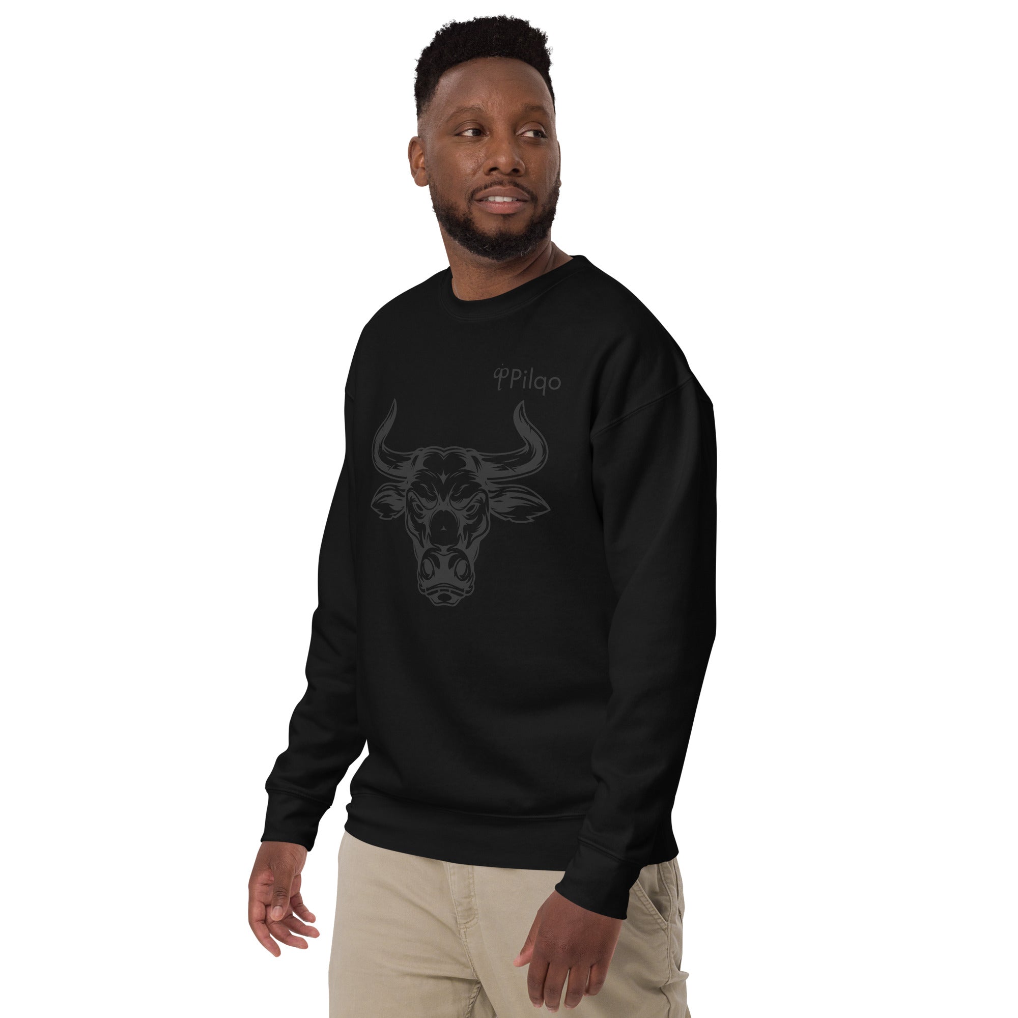 Premium sweatshirt with graphics and logo