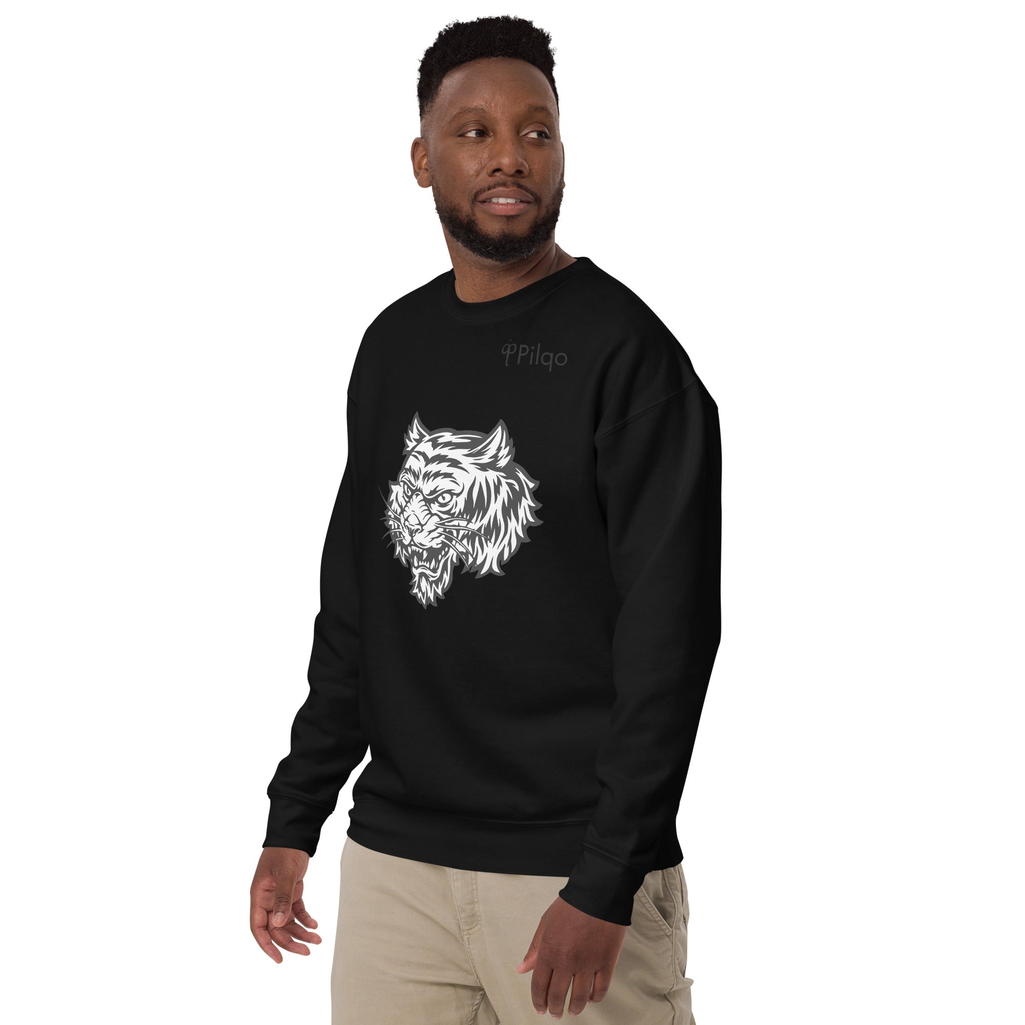 Premium sweatshirt with graphics and logo