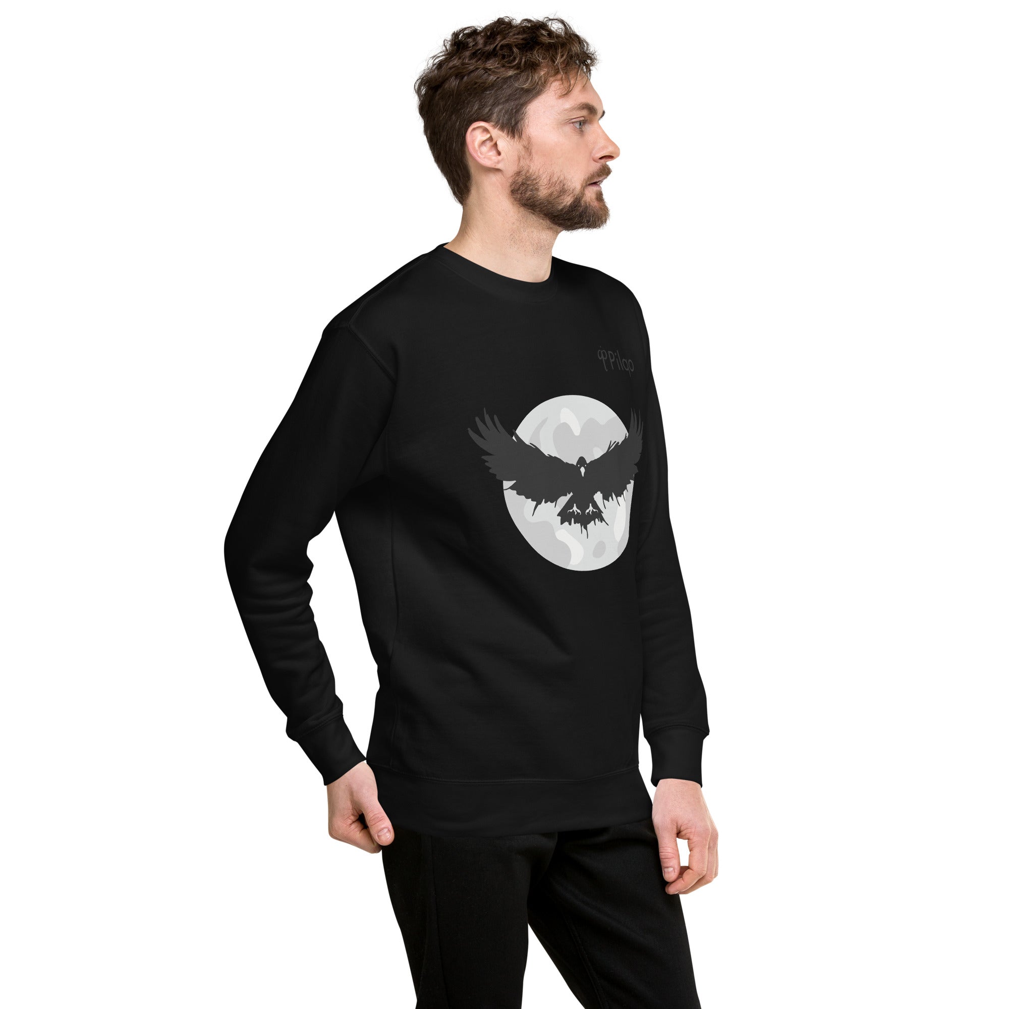 Premium sweatshirt with graphics and logo