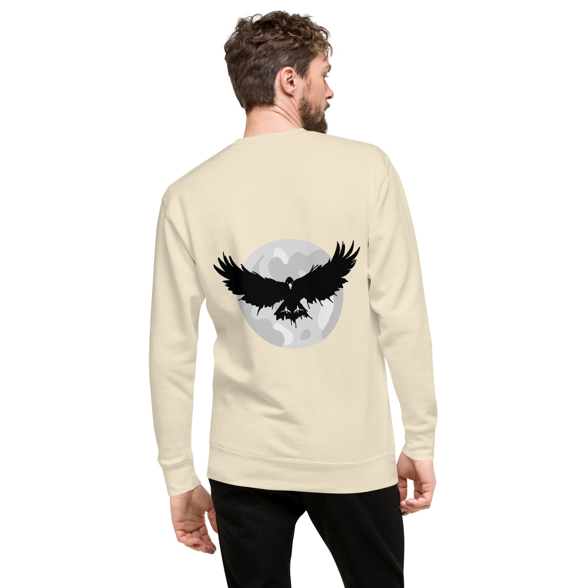 Premium sweatshirt with graphics and logo