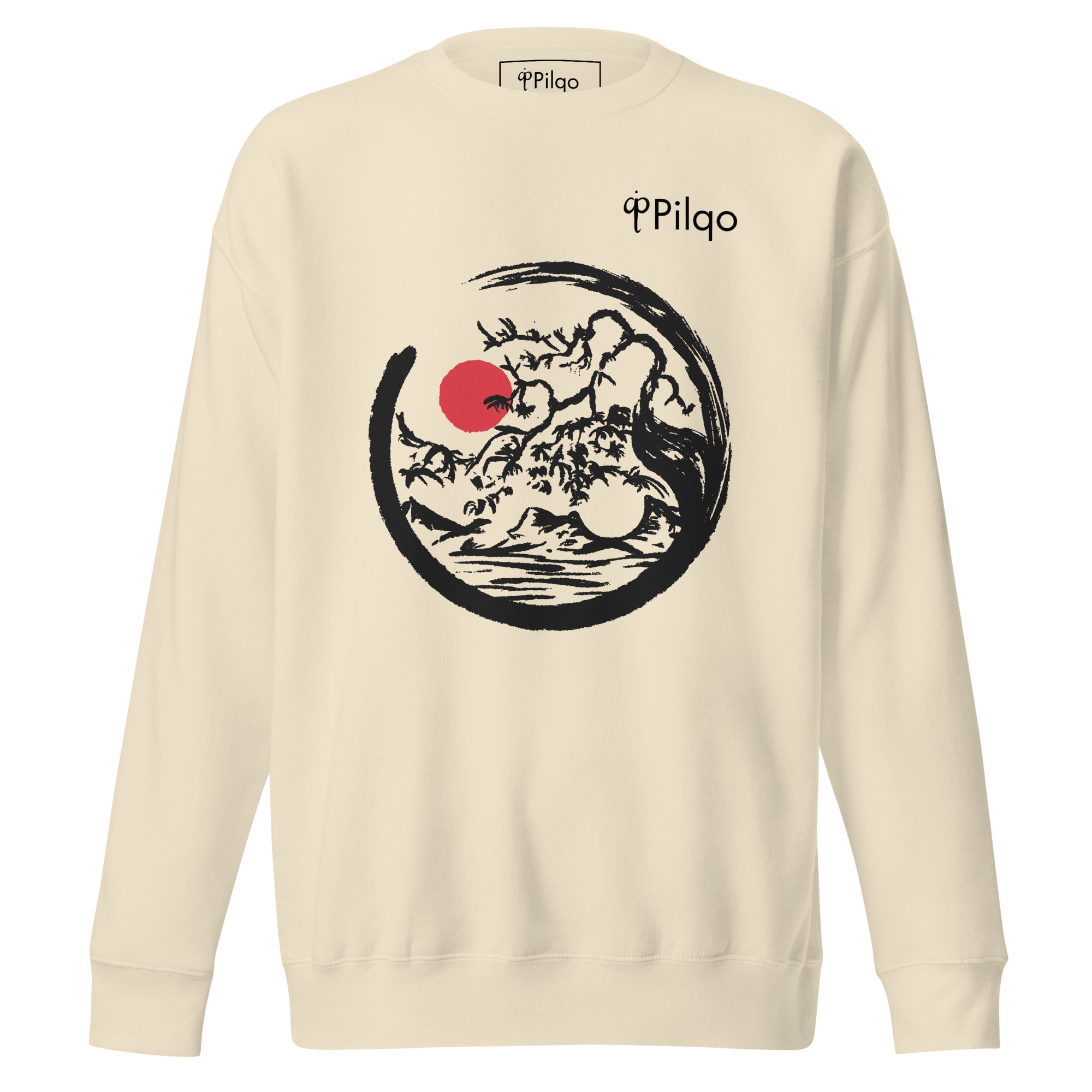 Premium sweatshirt with graphics and logo