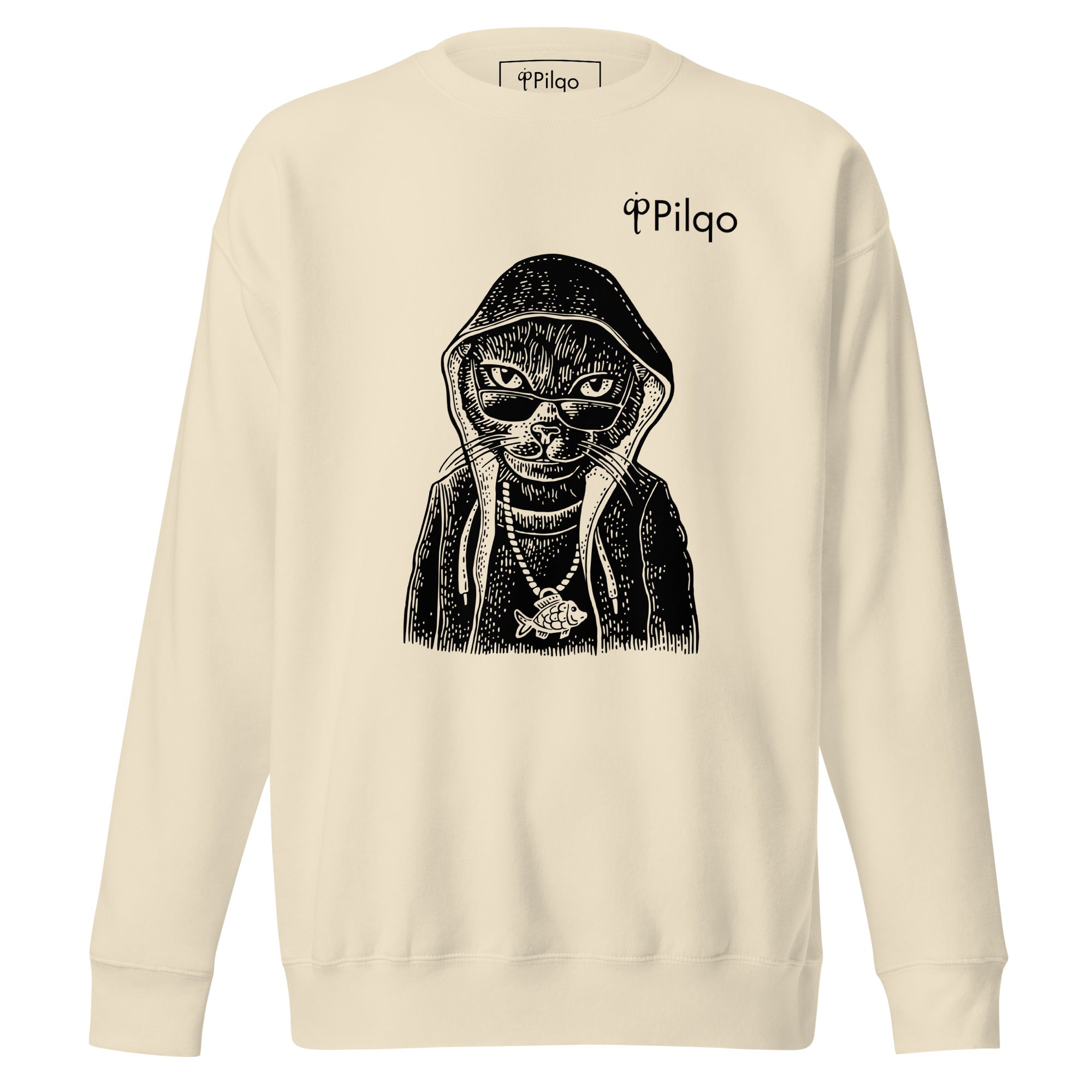 Premium-Sweatshirt mit Grafik und Logo