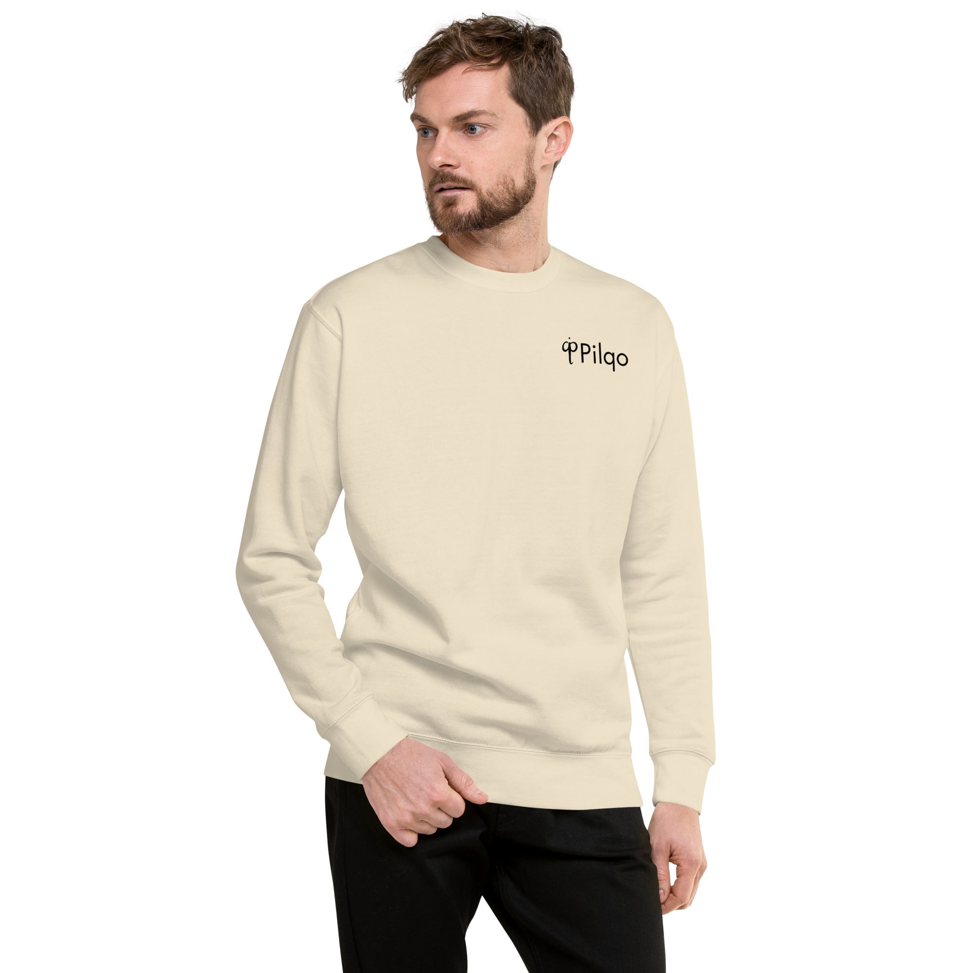 Premium sweatshirt with graphics and logo