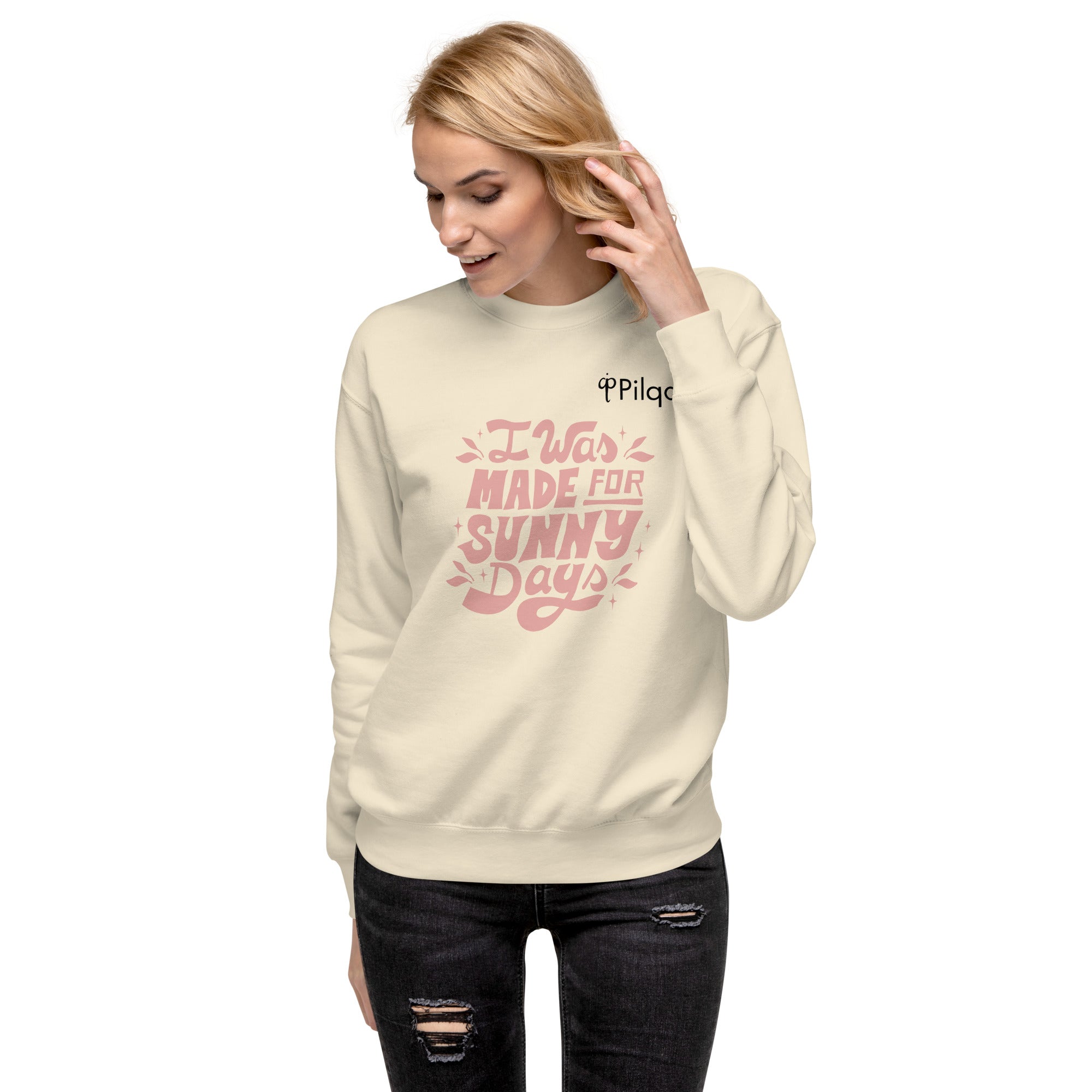 Premium-Sweatshirt mit Grafik und Logo