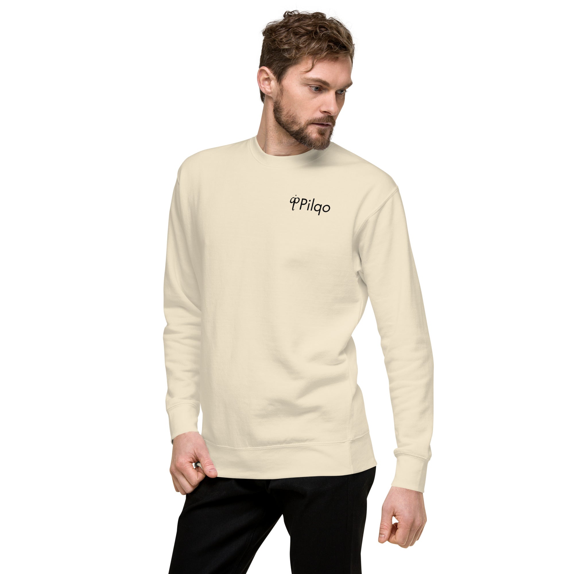 Premium sweatshirt with graphics and logo