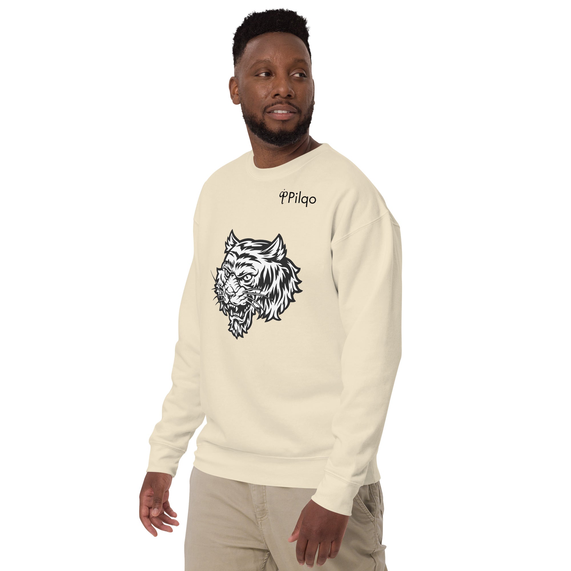 Premium sweatshirt with graphics and logo