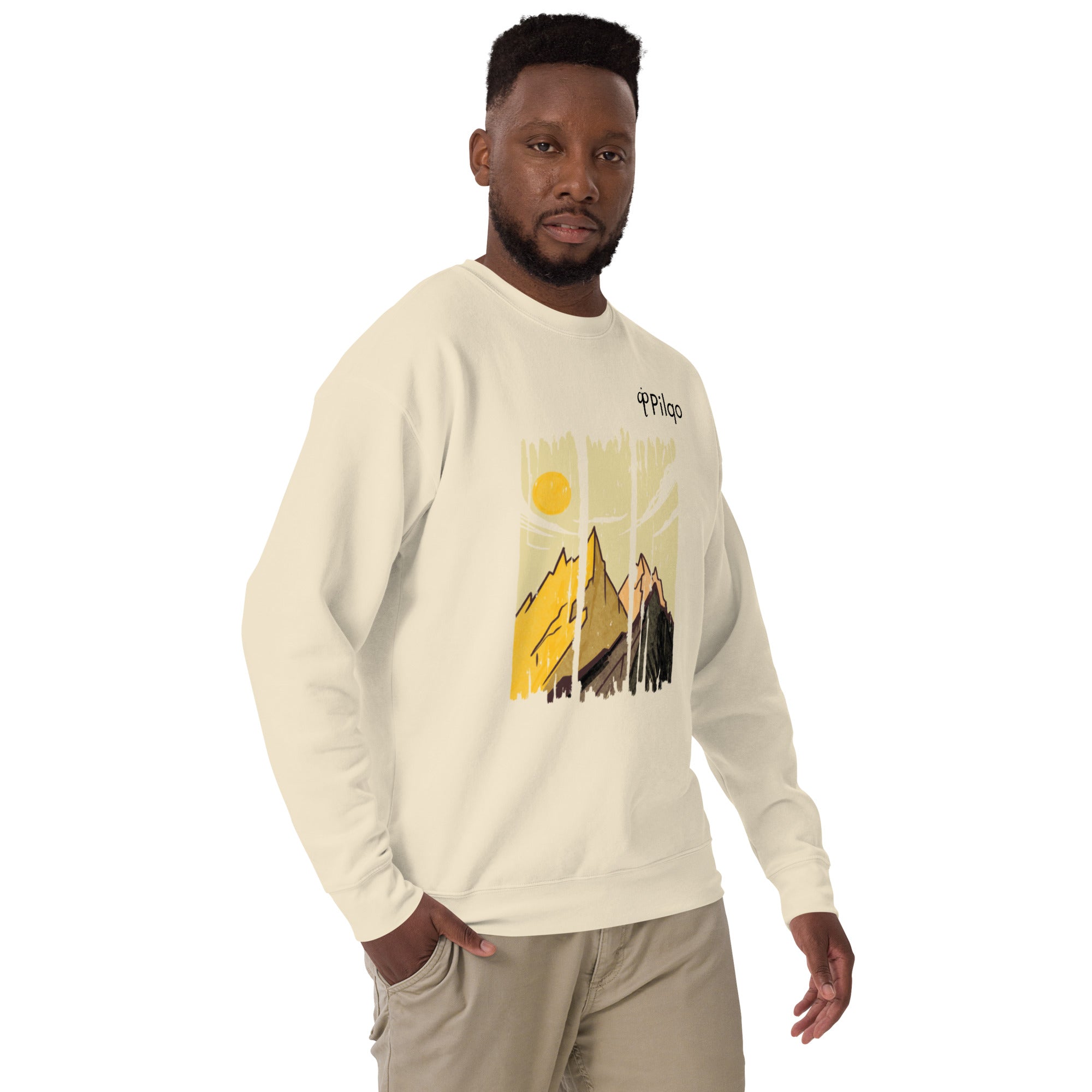 Premium-Sweatshirt mit Grafik und Logo