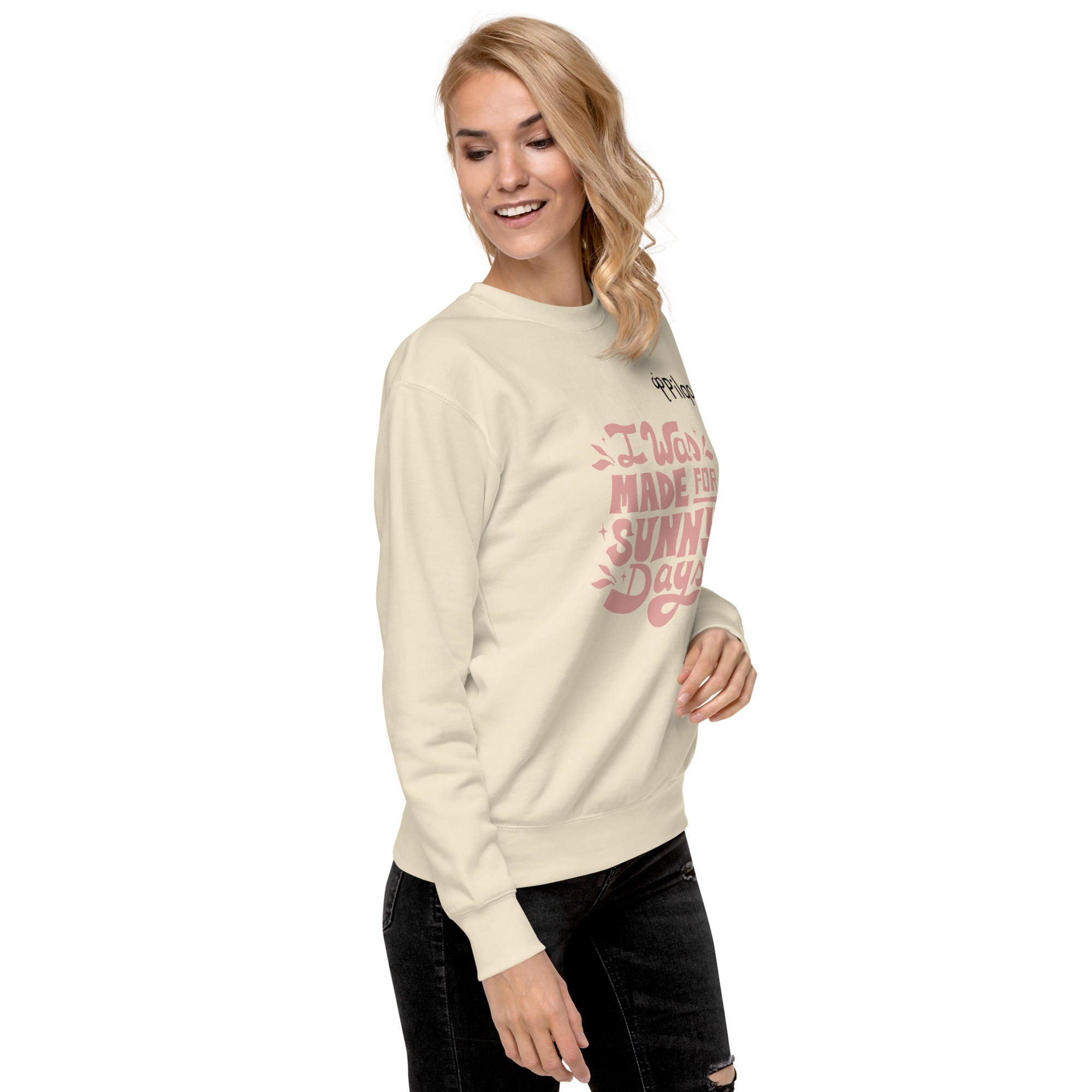 Premium-Sweatshirt mit Grafik und Logo