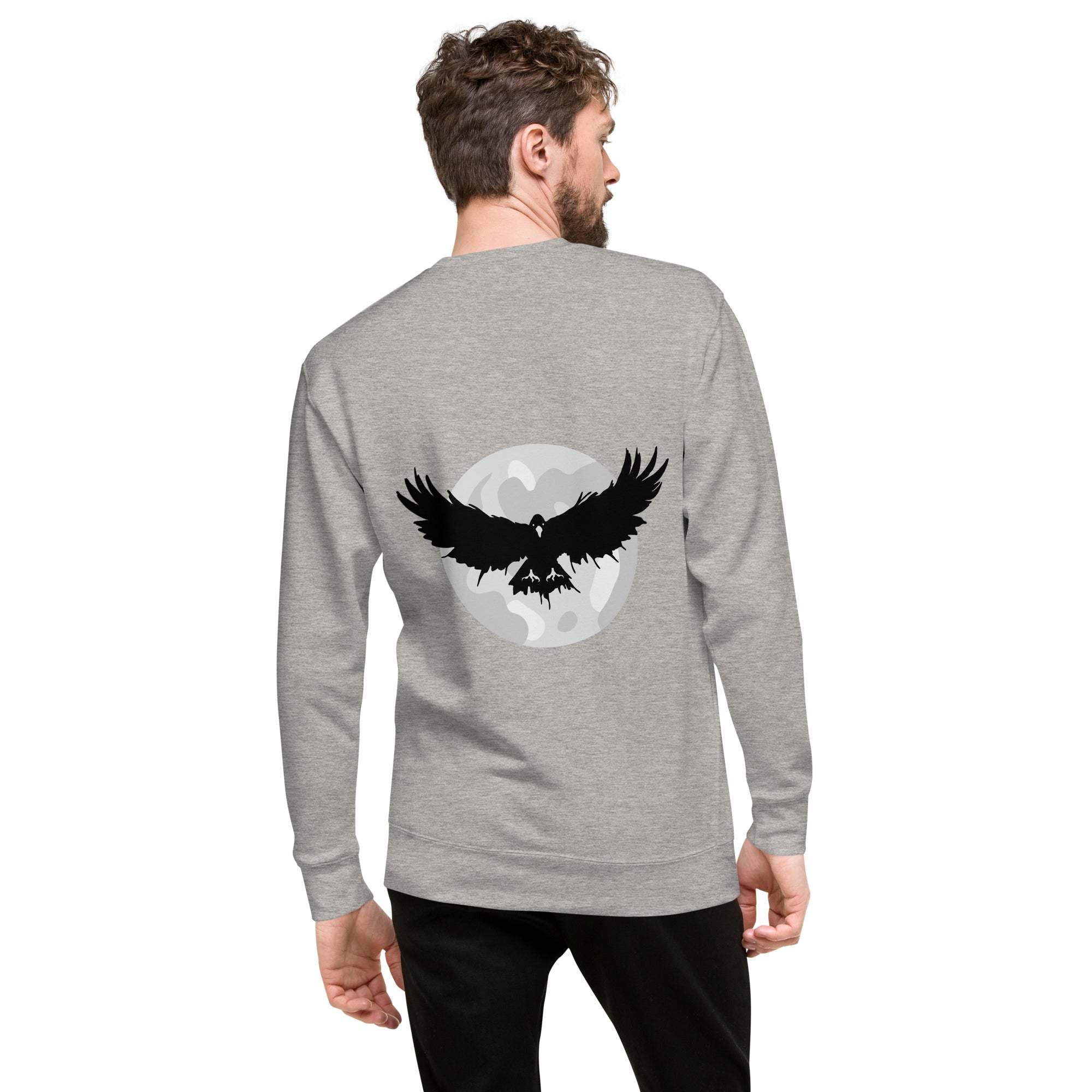 Premium sweatshirt with graphics and logo