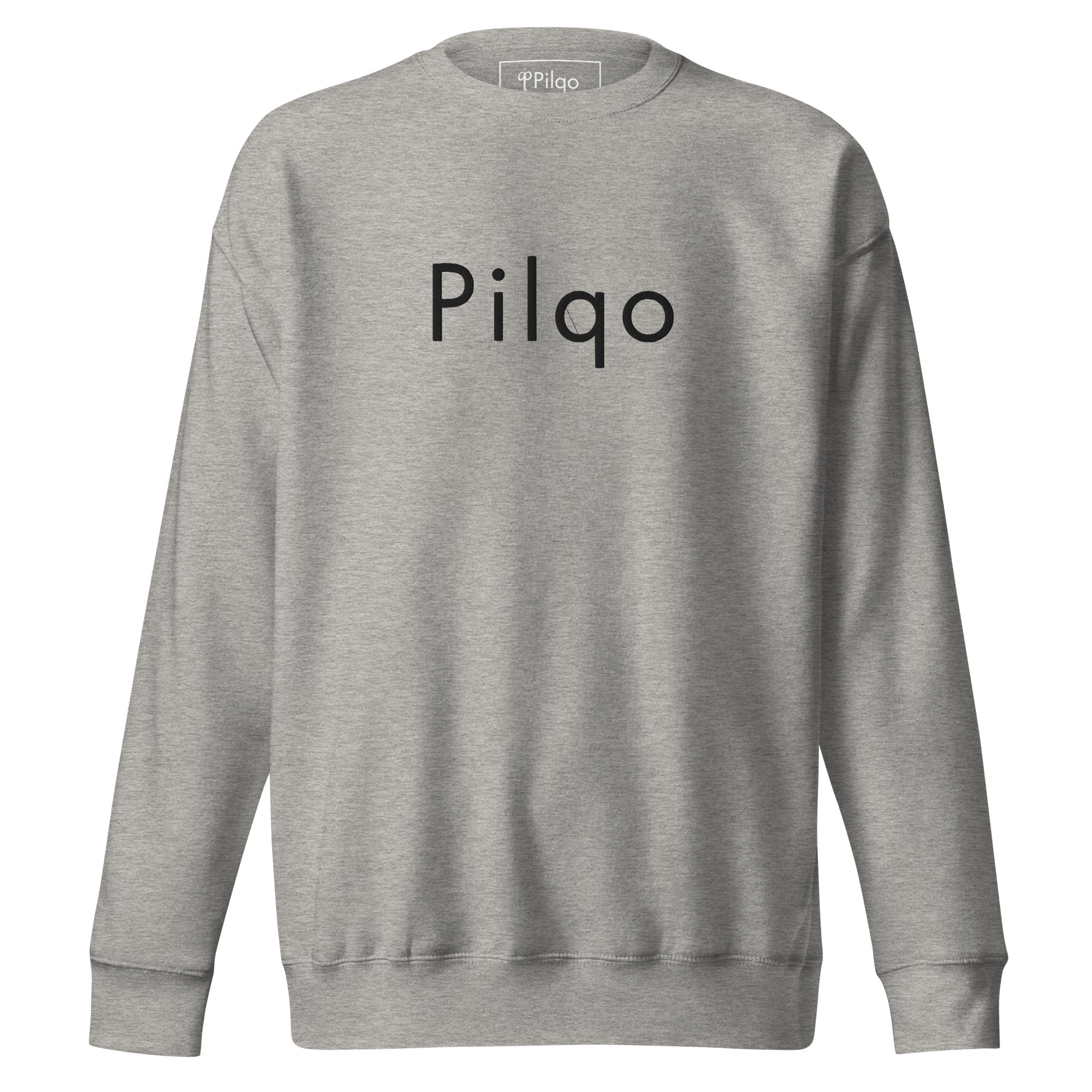 Sweatshirt with embroidery text