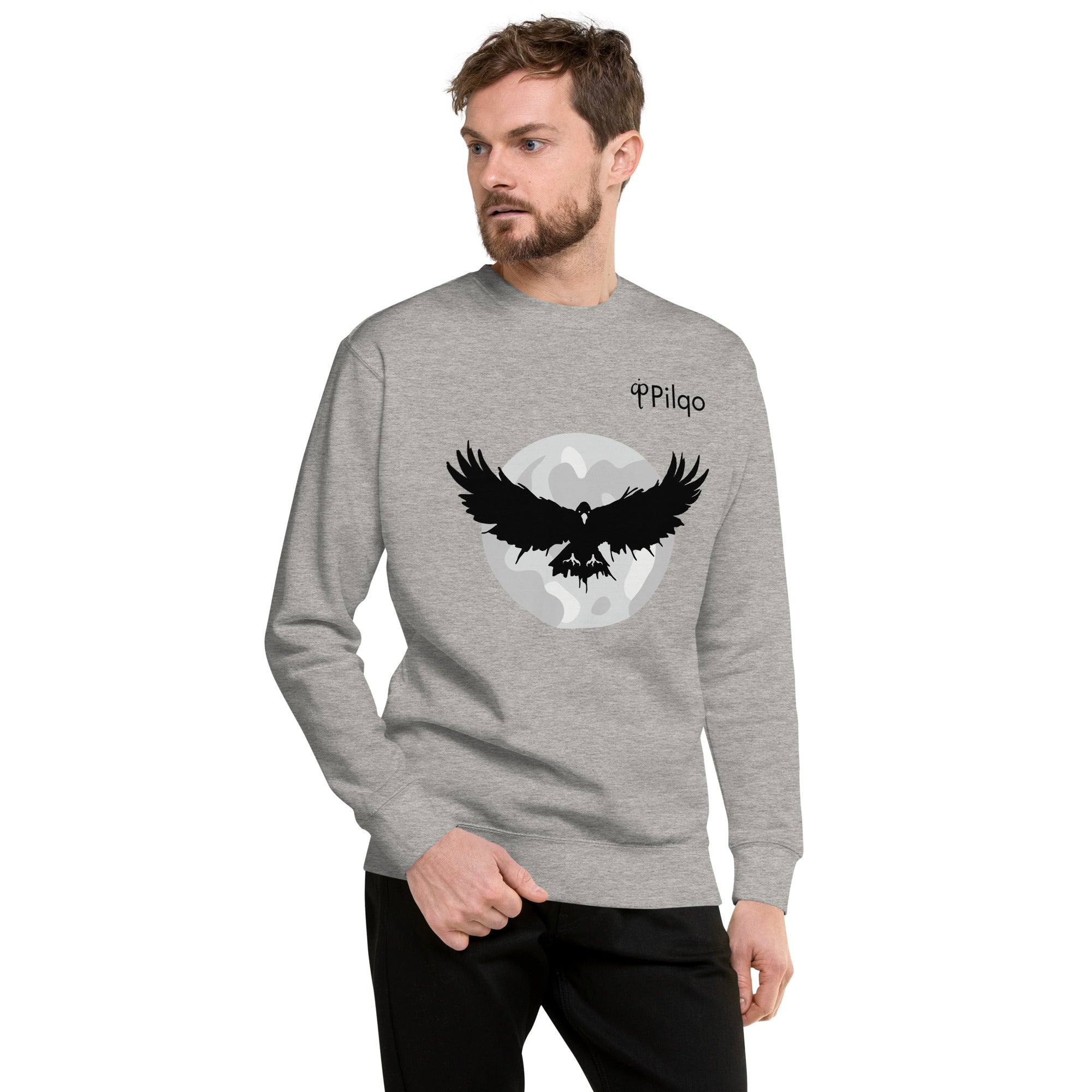 Premium sweatshirt with graphics and logo