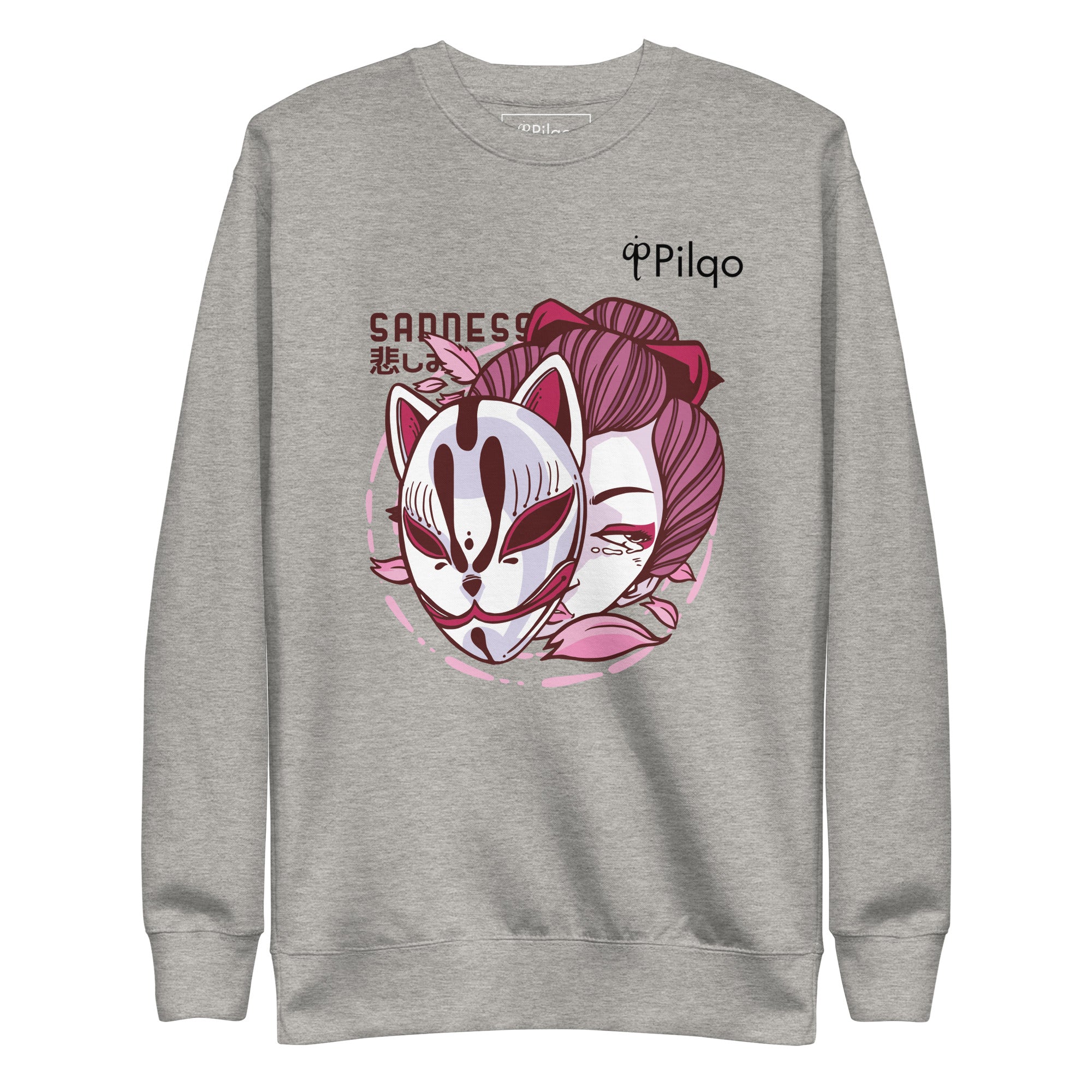 Premium sweatshirt with graphics and logo