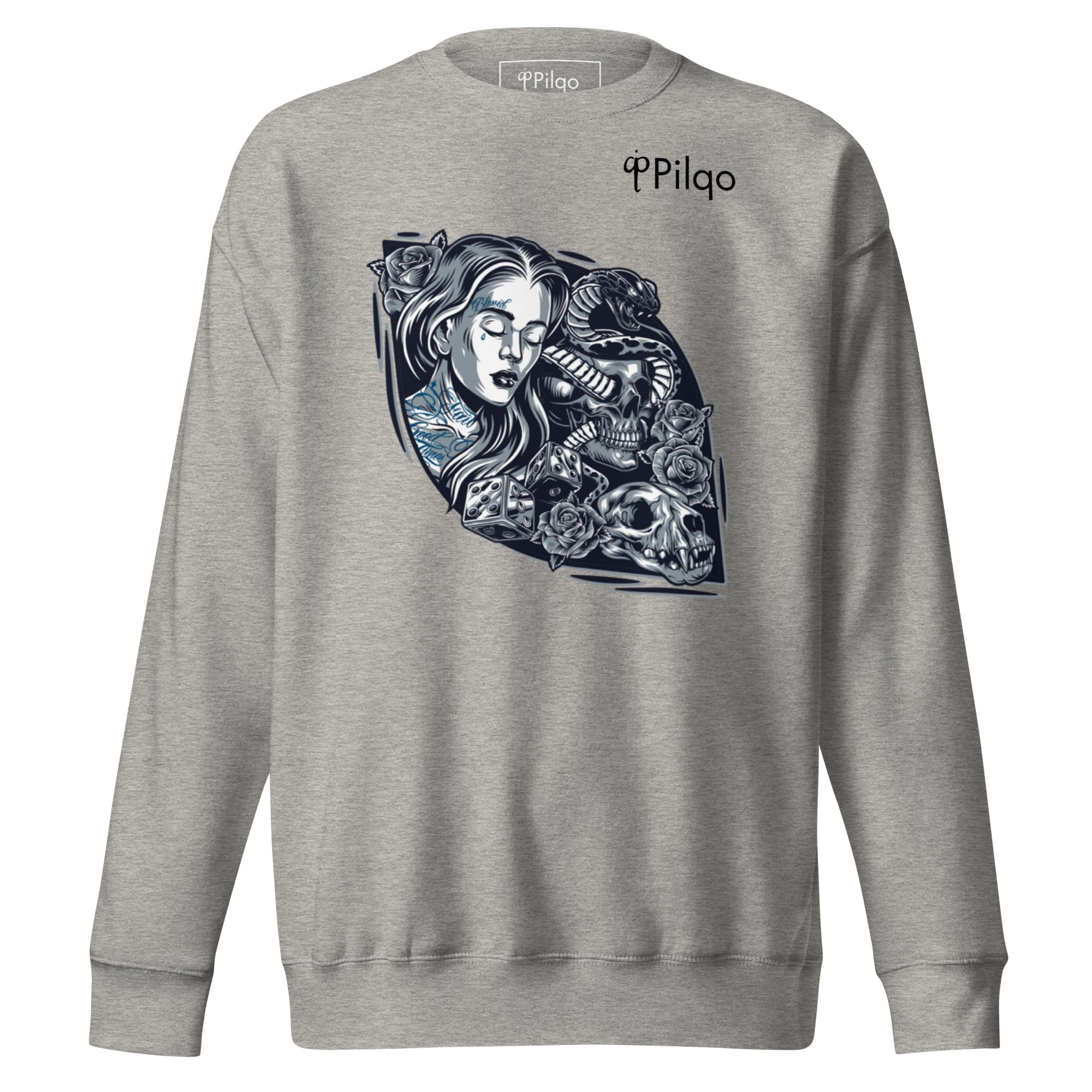 Premium-Sweatshirt mit Grafik und Logo