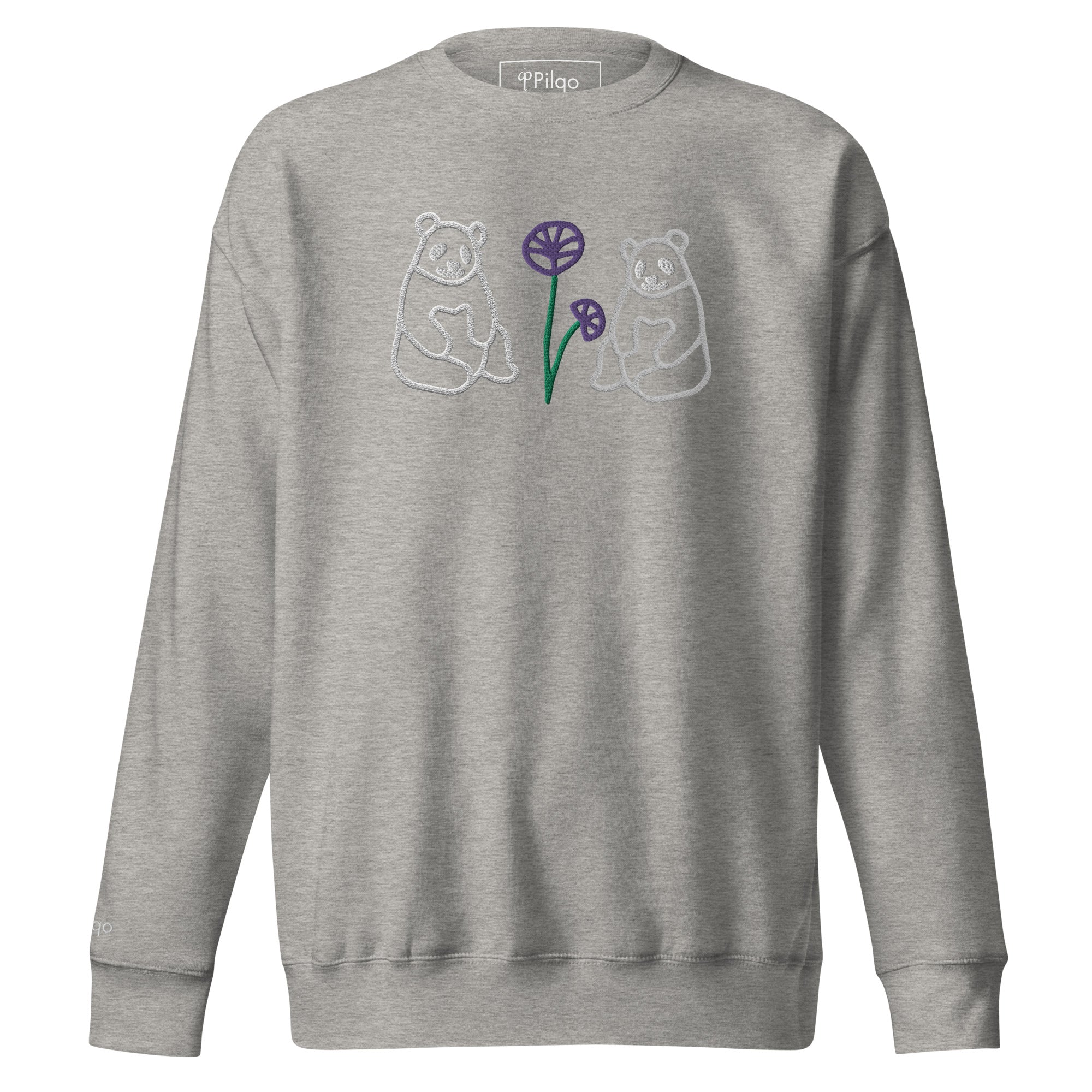 Premium Sweatshirt with embroidery graphics