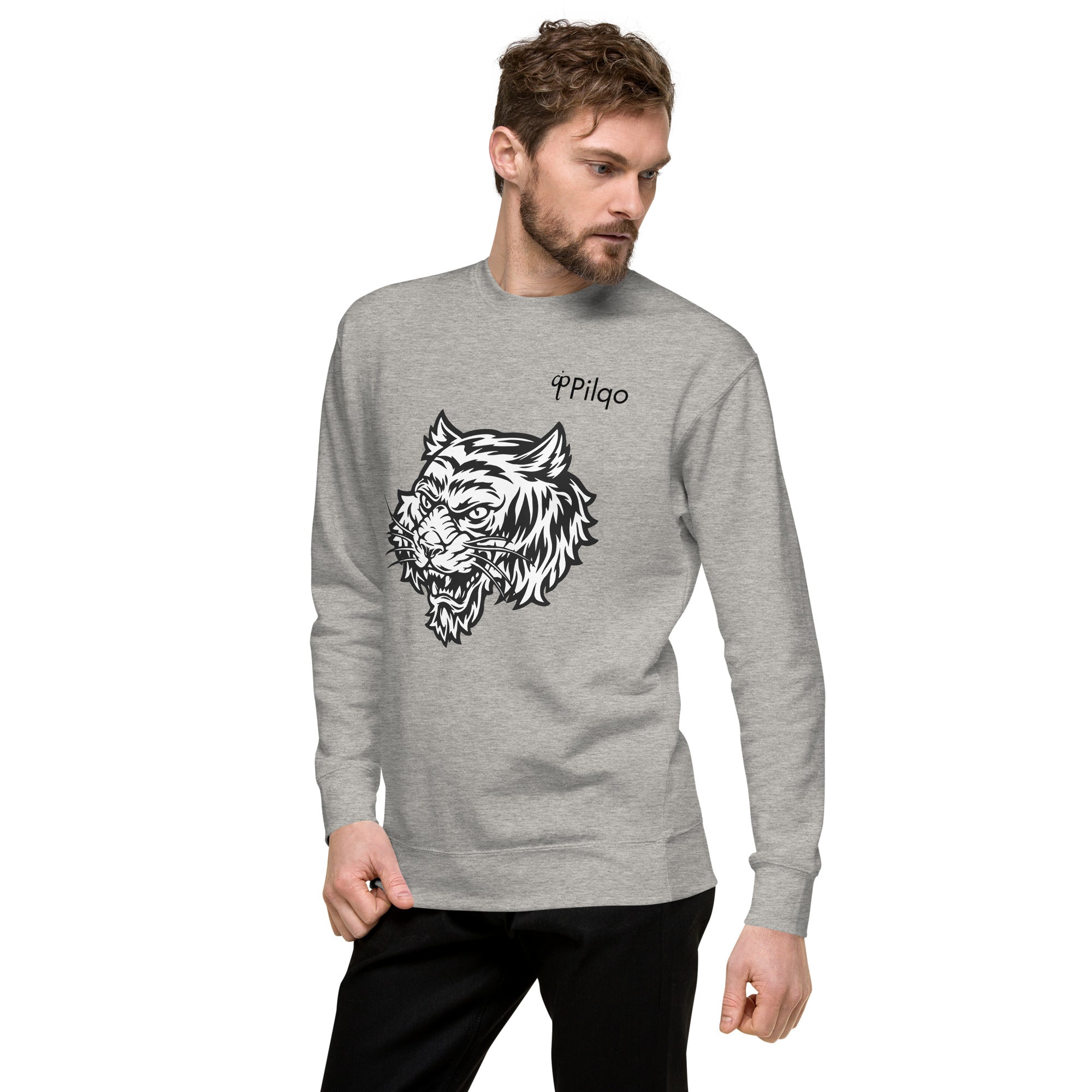 Premium sweatshirt with graphics and logo