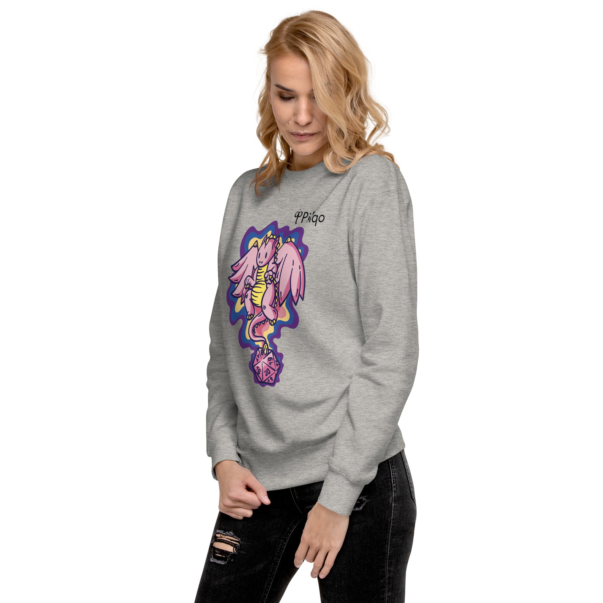 Premium-Sweatshirt mit Grafik und Logo