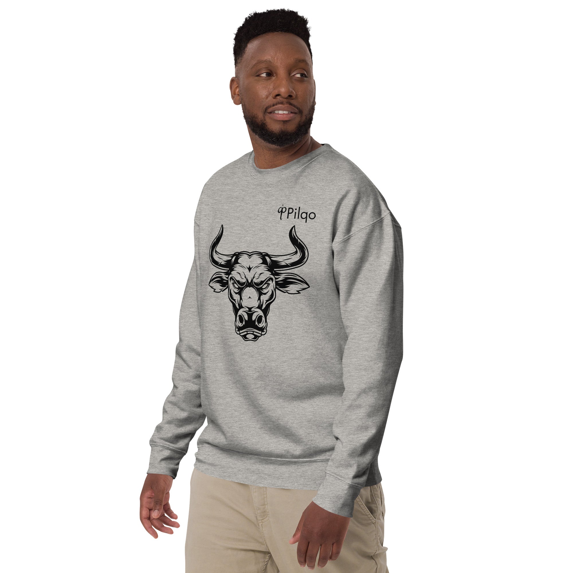 Premium sweatshirt with graphics and logo