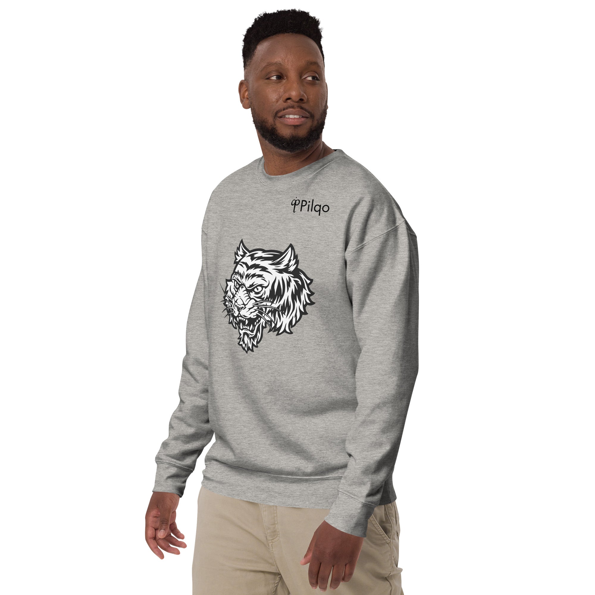 Premium sweatshirt with graphics and logo