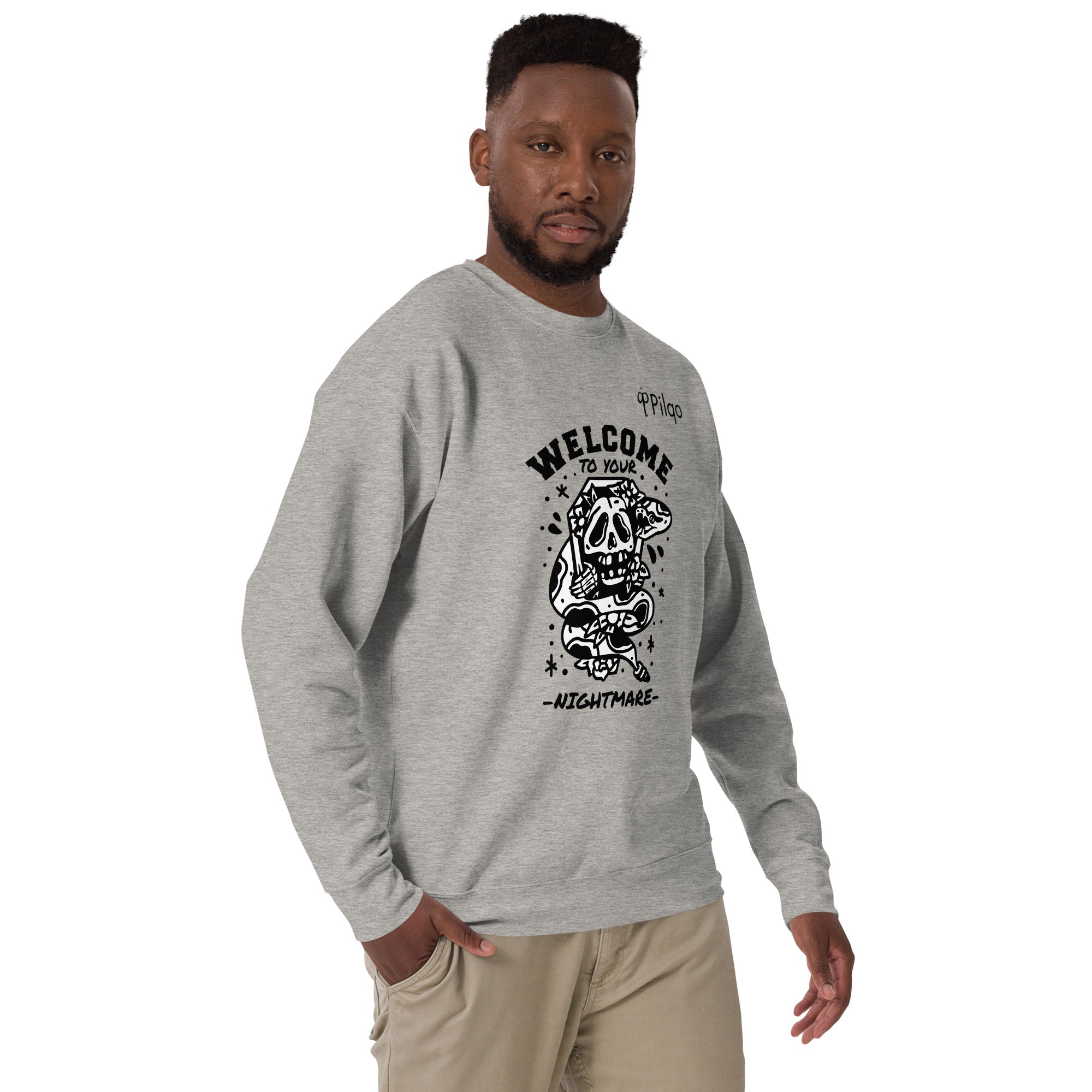 Premium-Sweatshirt mit Grafik und Logo