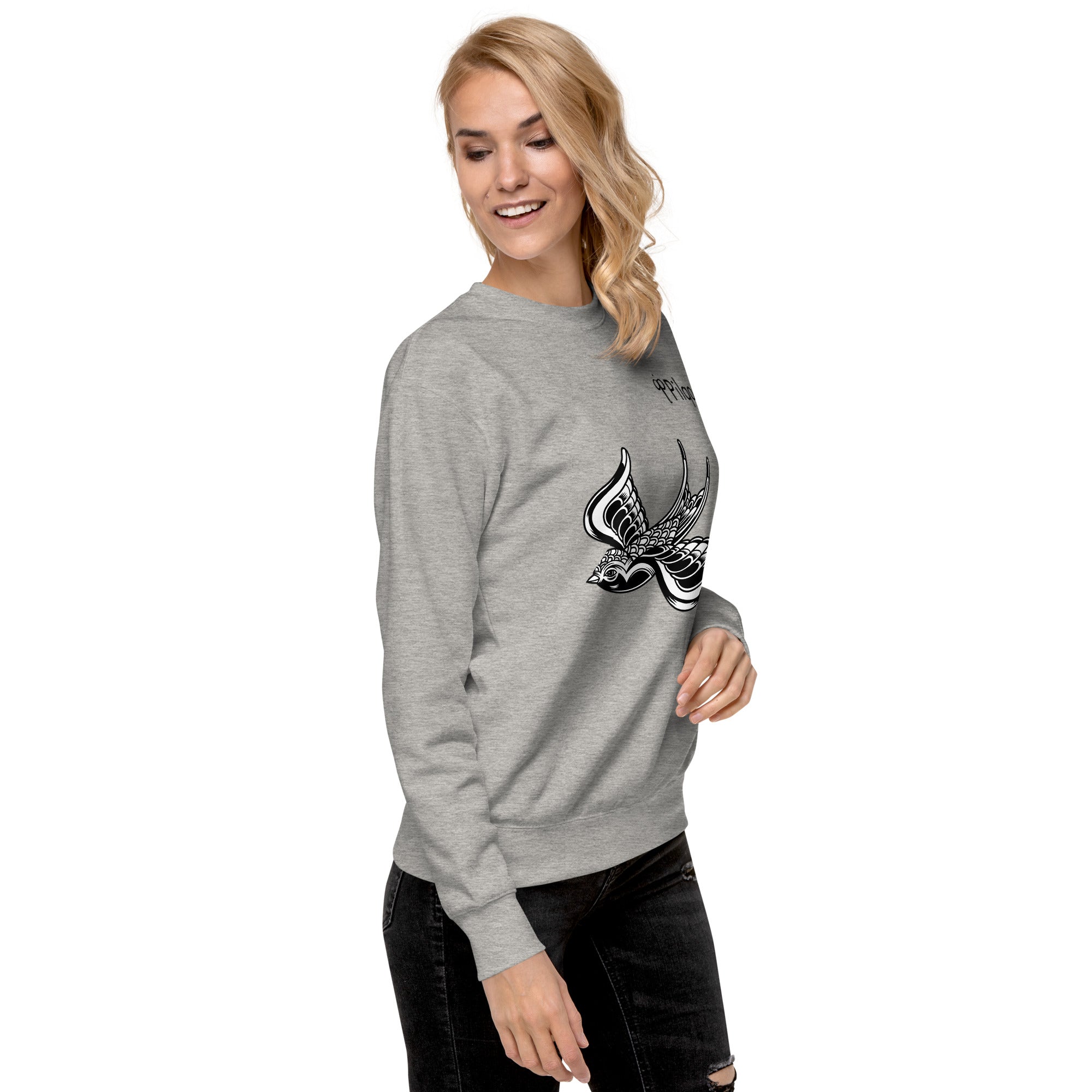 Premium-Sweatshirt mit Grafik und Logo