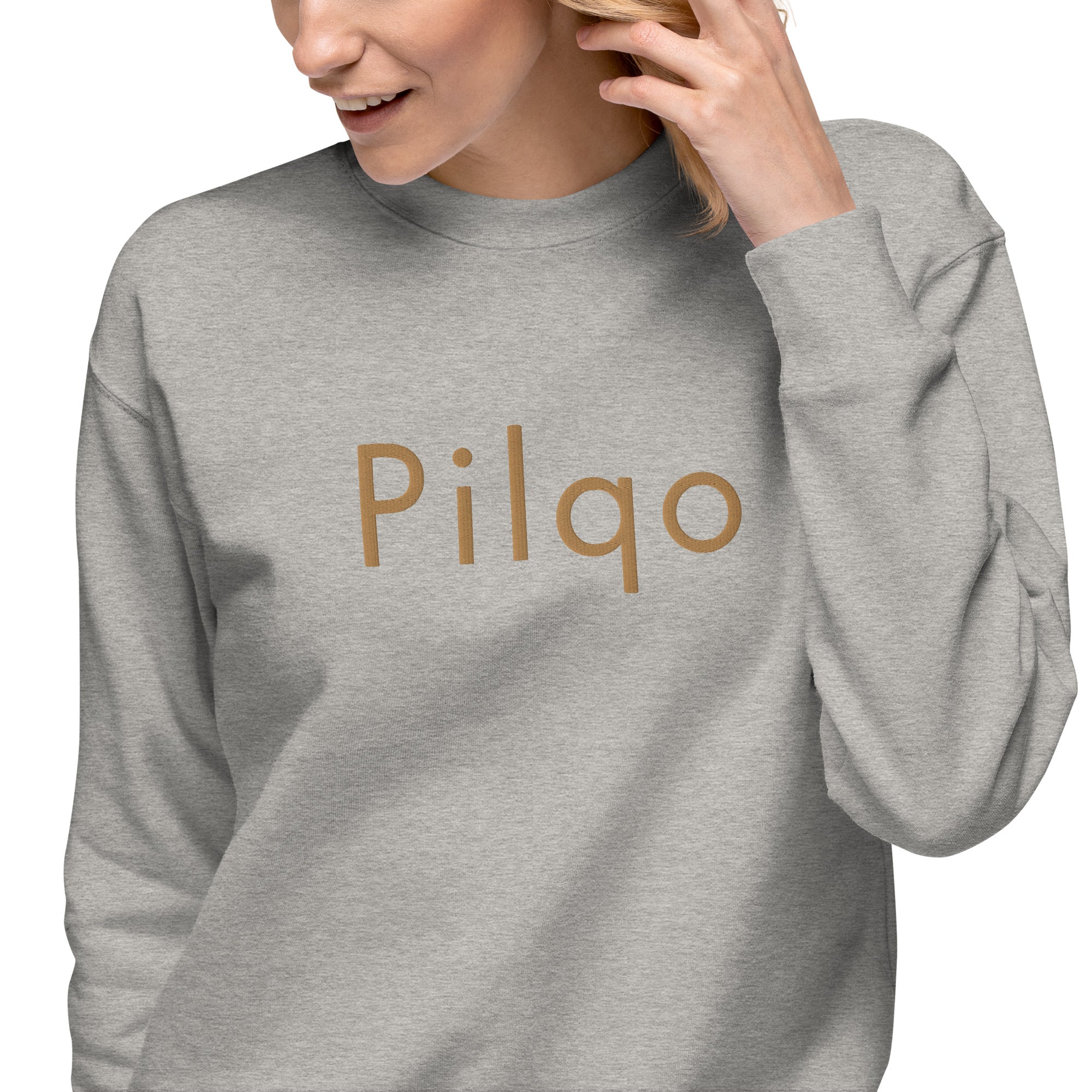 Premium Sweatshirt with embroidery text