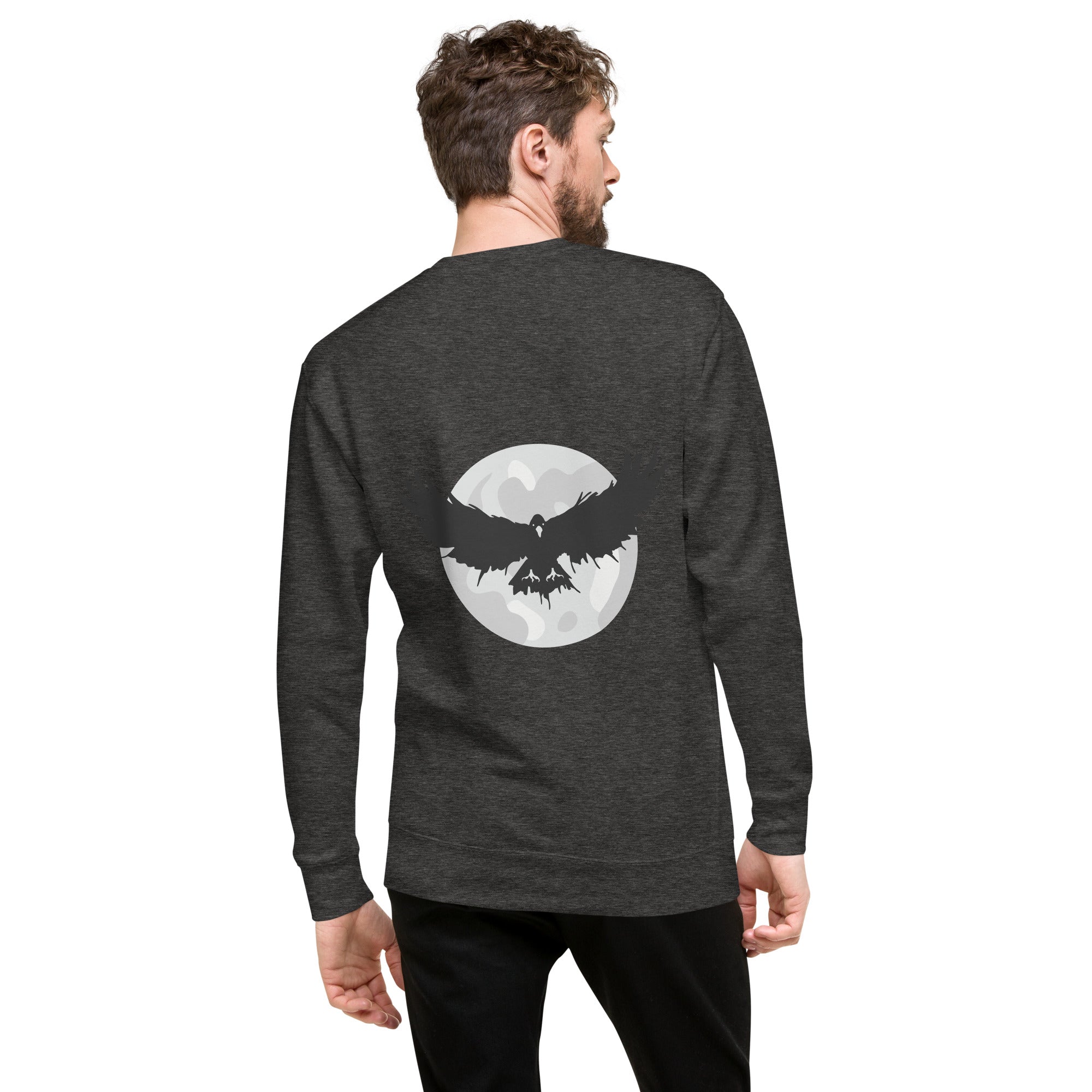 Premium sweatshirt with graphics and logo