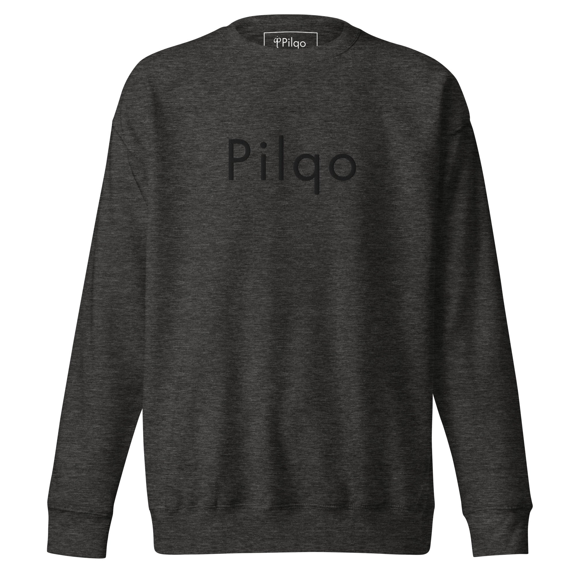 Sweatshirt with embroidery text