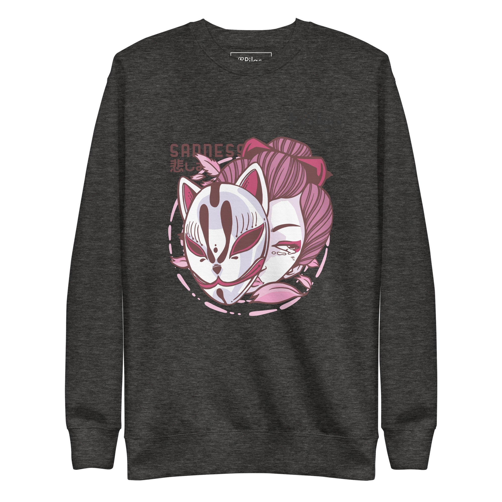 Premium sweatshirt with graphics and logo