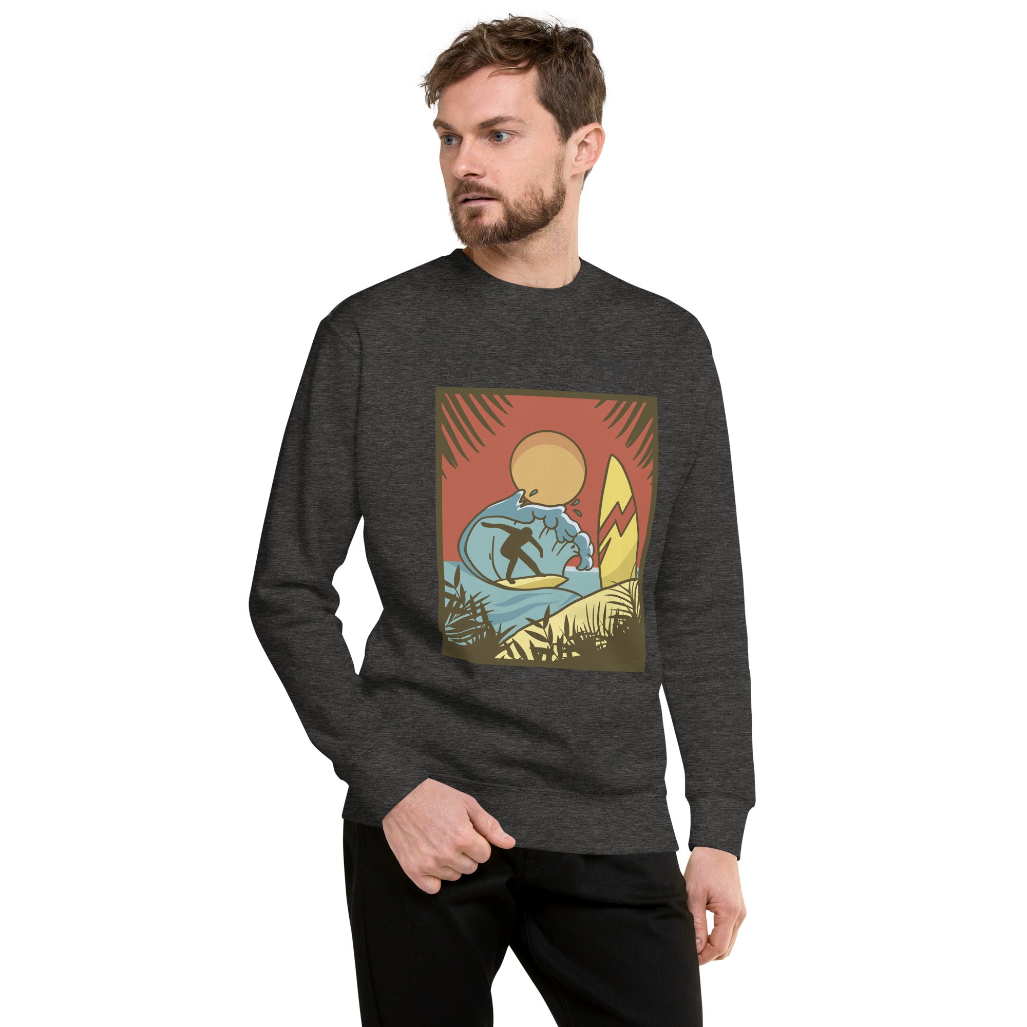 Premium-Sweatshirt mit Grafik und Logo