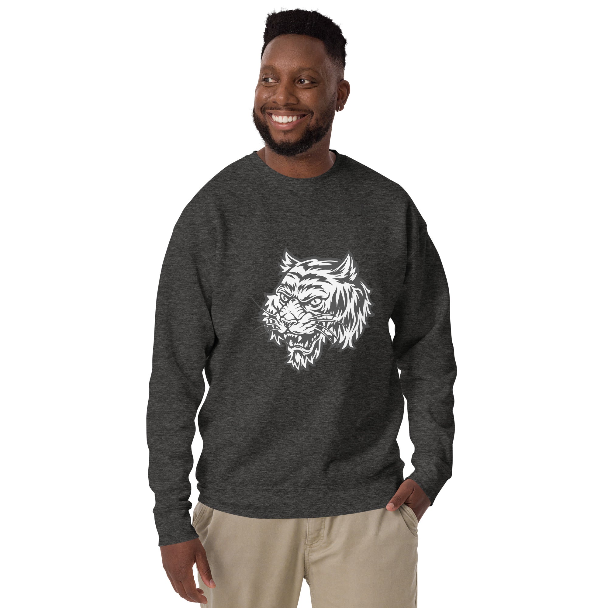 Premium sweatshirt with graphics and logo