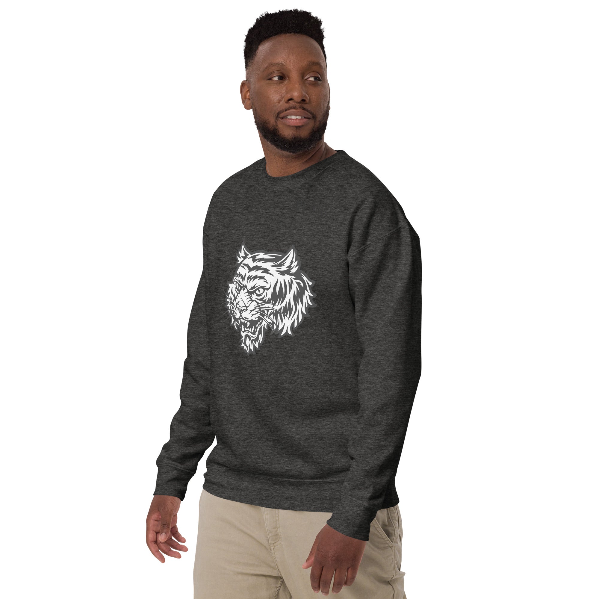 Premium sweatshirt with graphics and logo