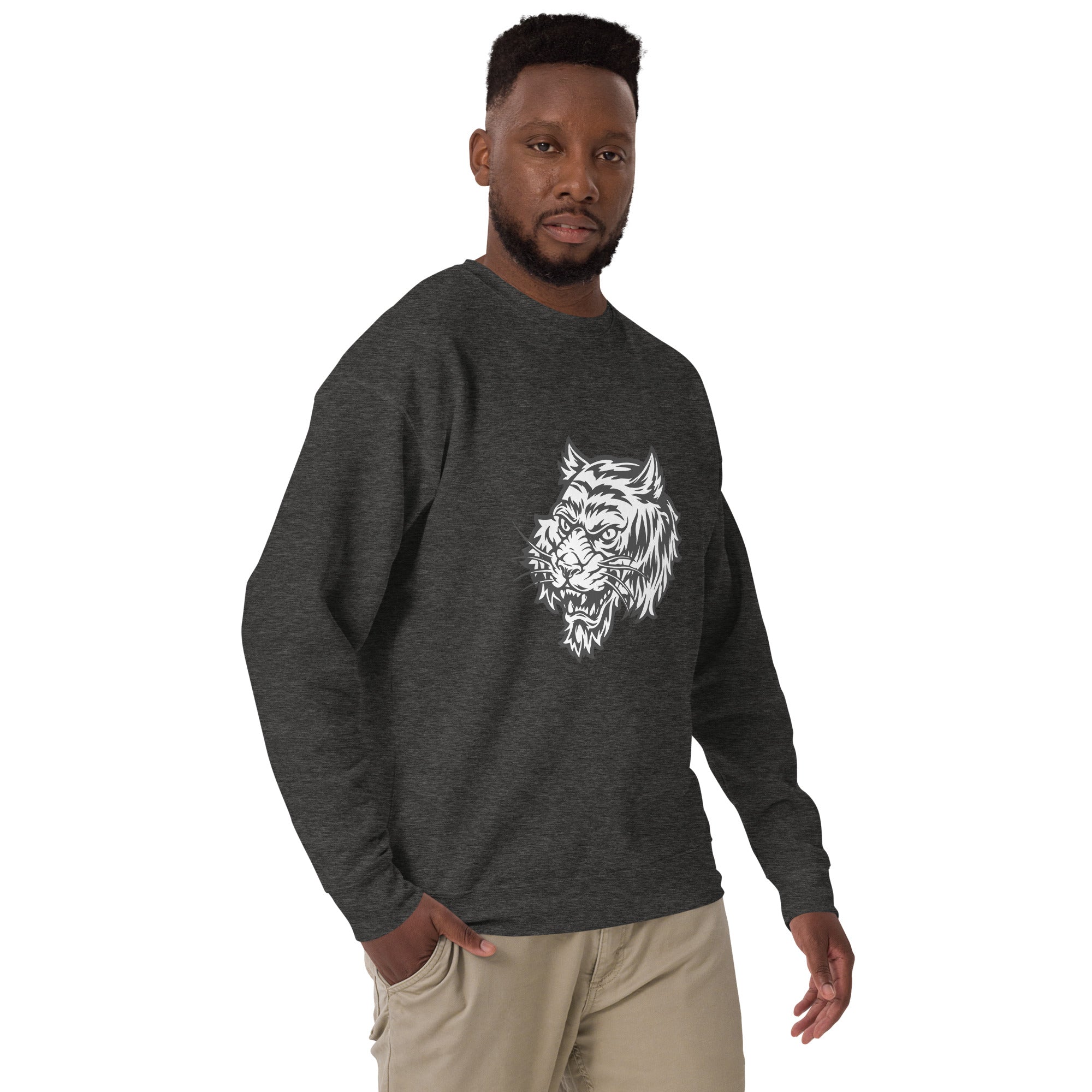 Premium sweatshirt with graphics and logo