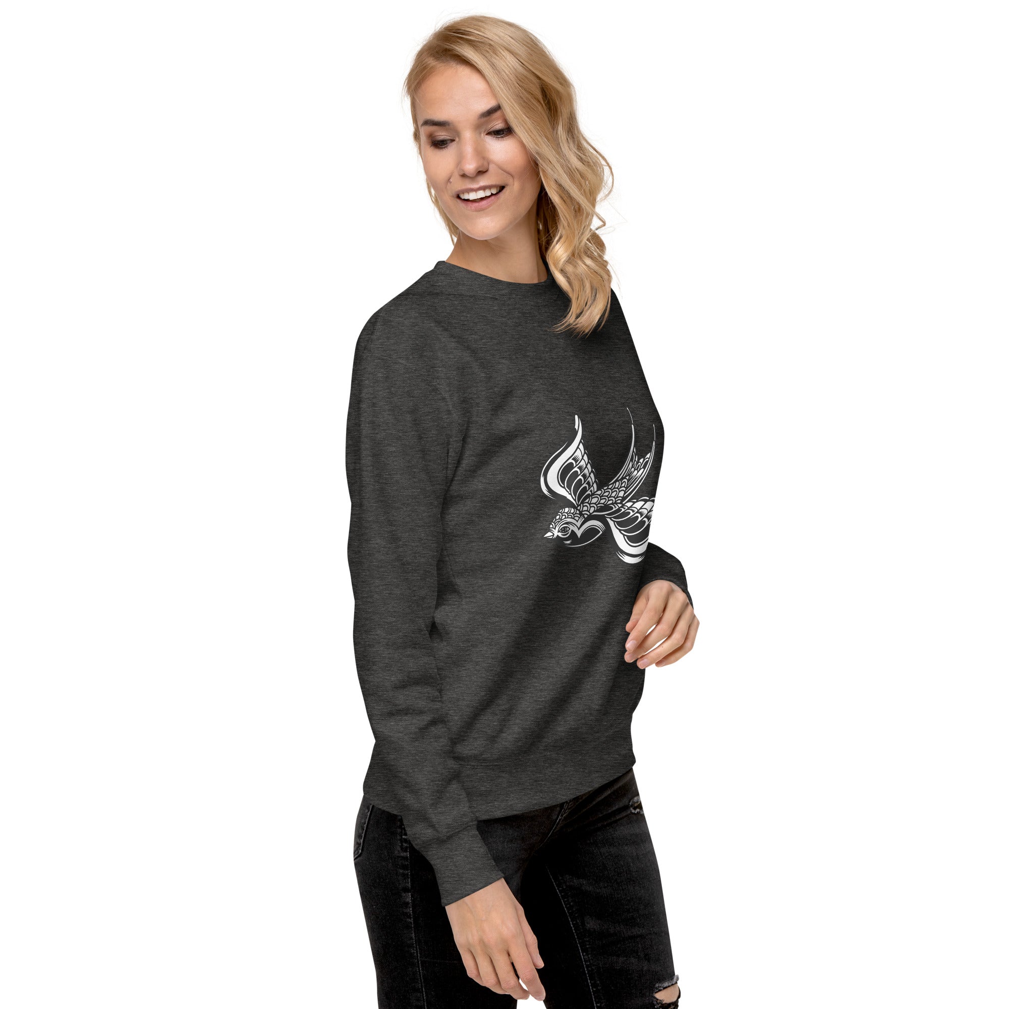 Premium-Sweatshirt mit Grafik und Logo