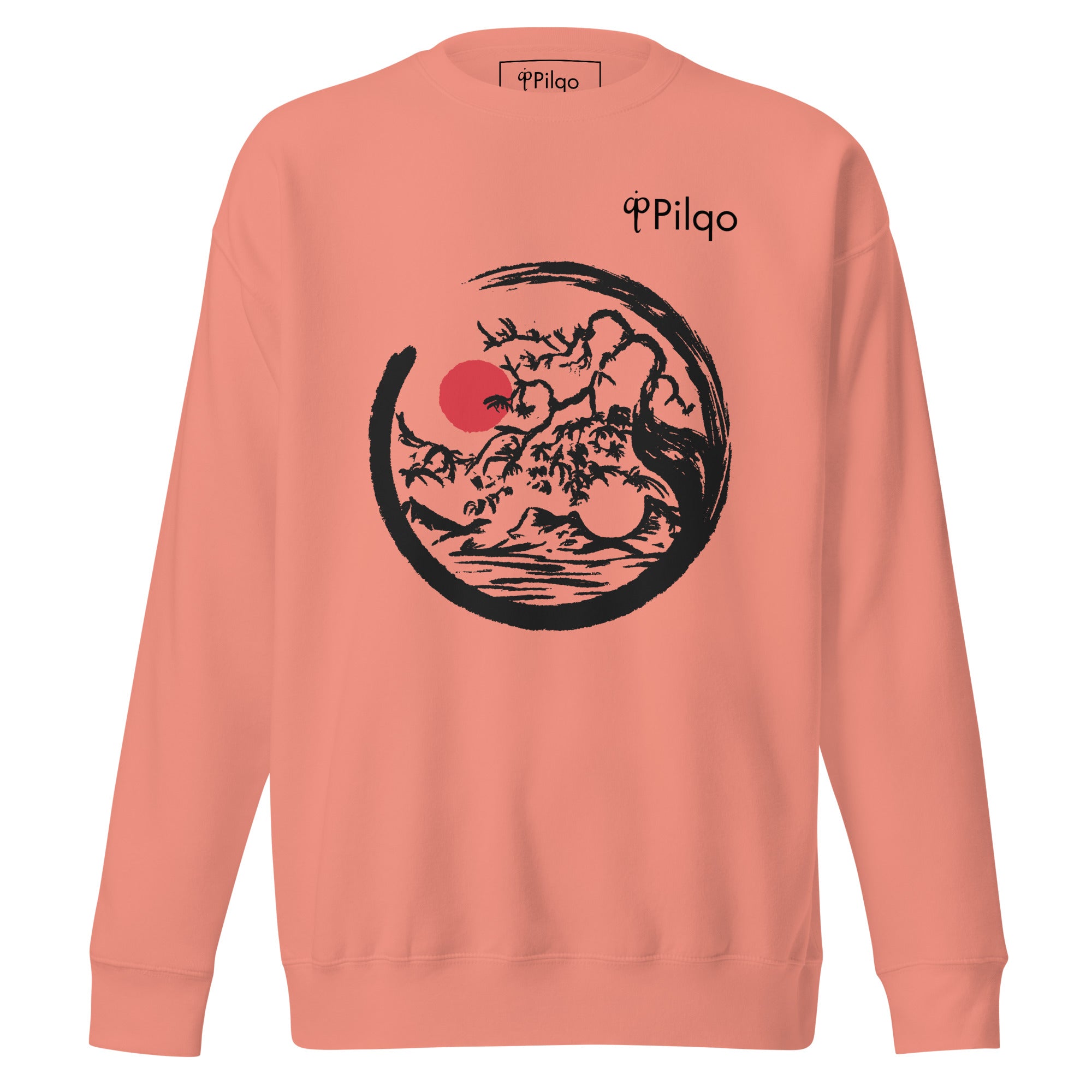 Premium sweatshirt with graphics and logo