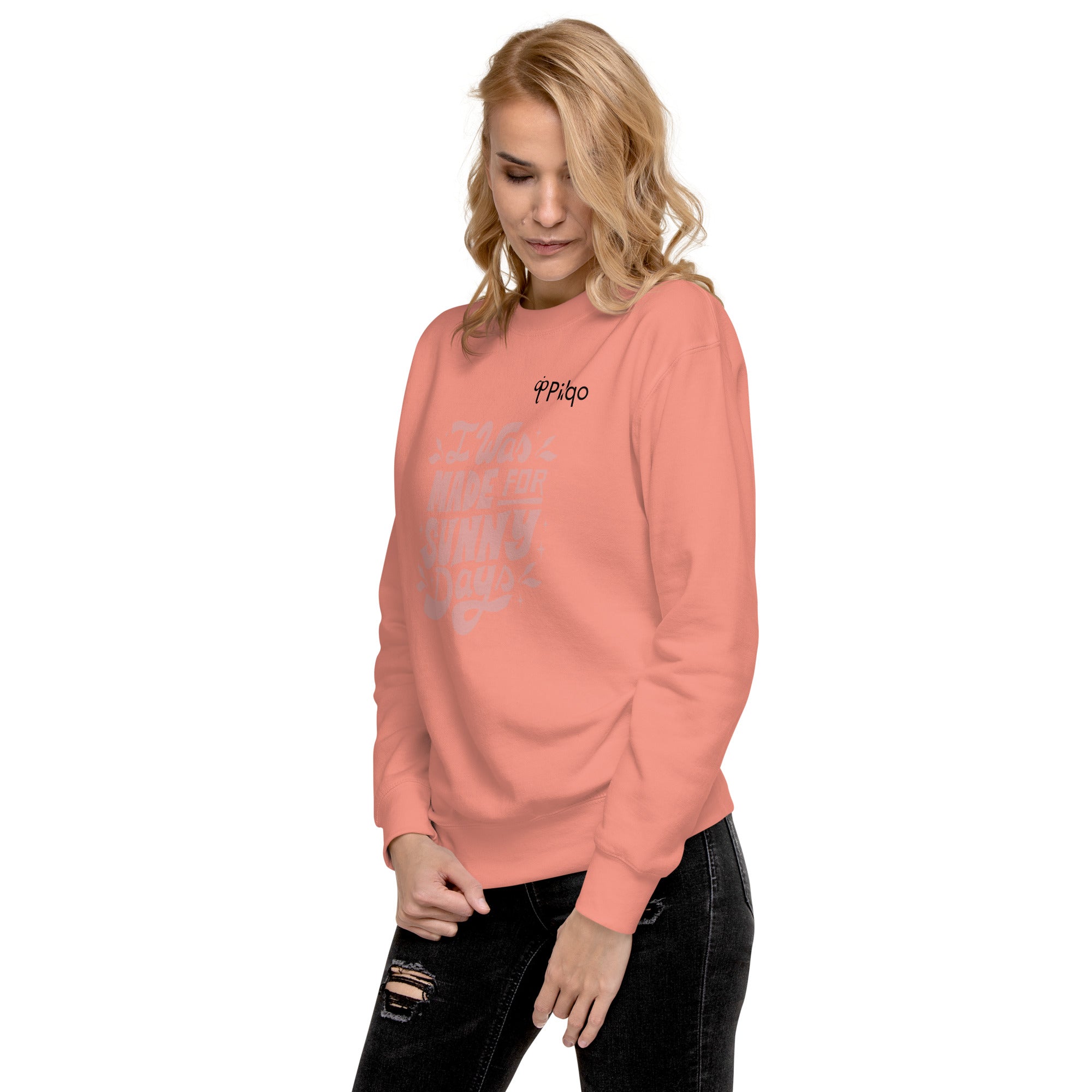 Premium-Sweatshirt mit Grafik und Logo