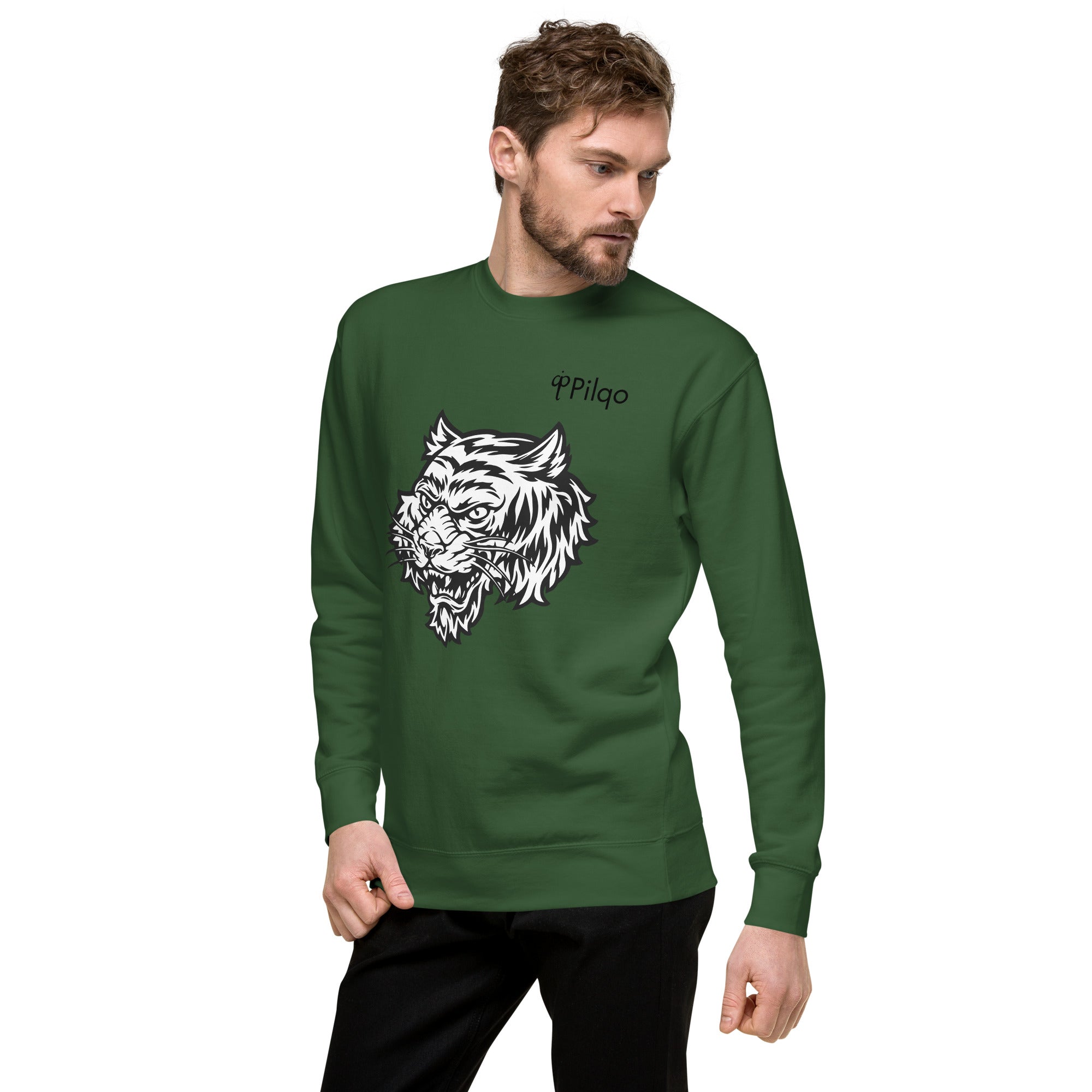 Premium sweatshirt with graphics and logo