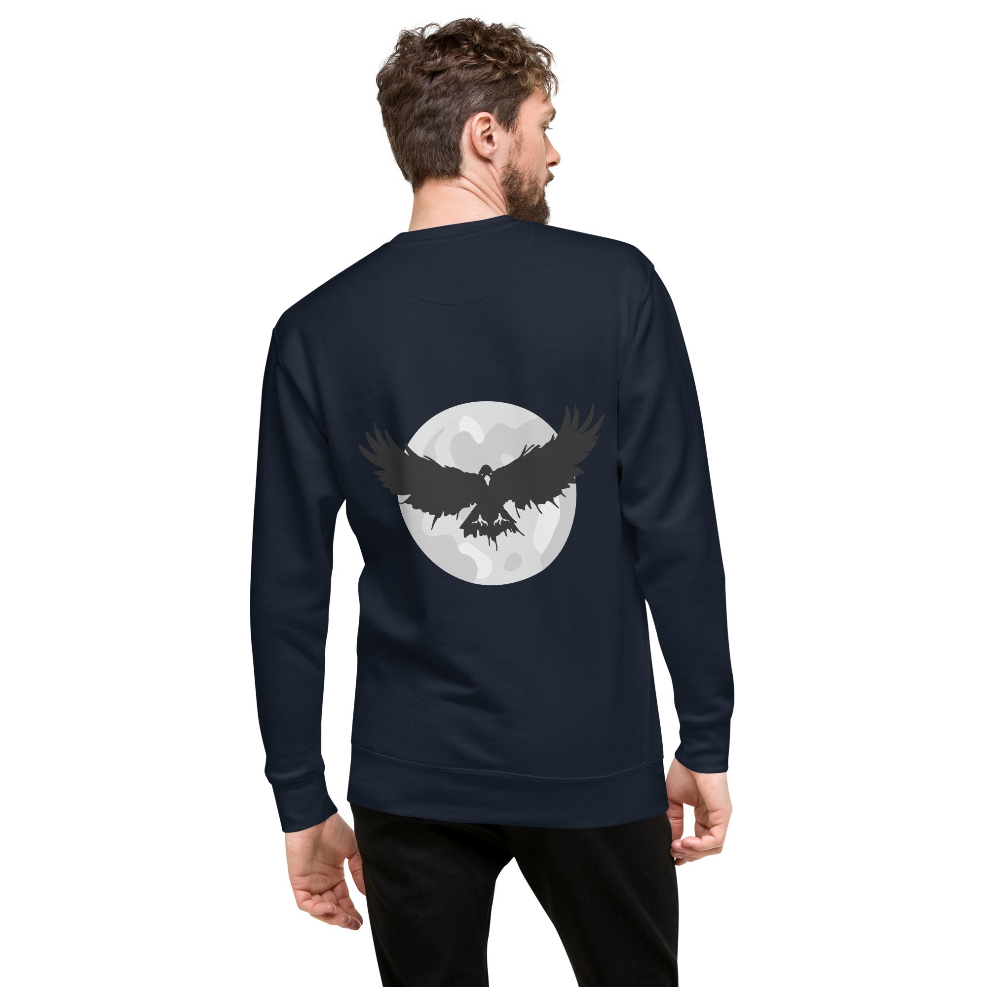 Premium sweatshirt with graphics and logo