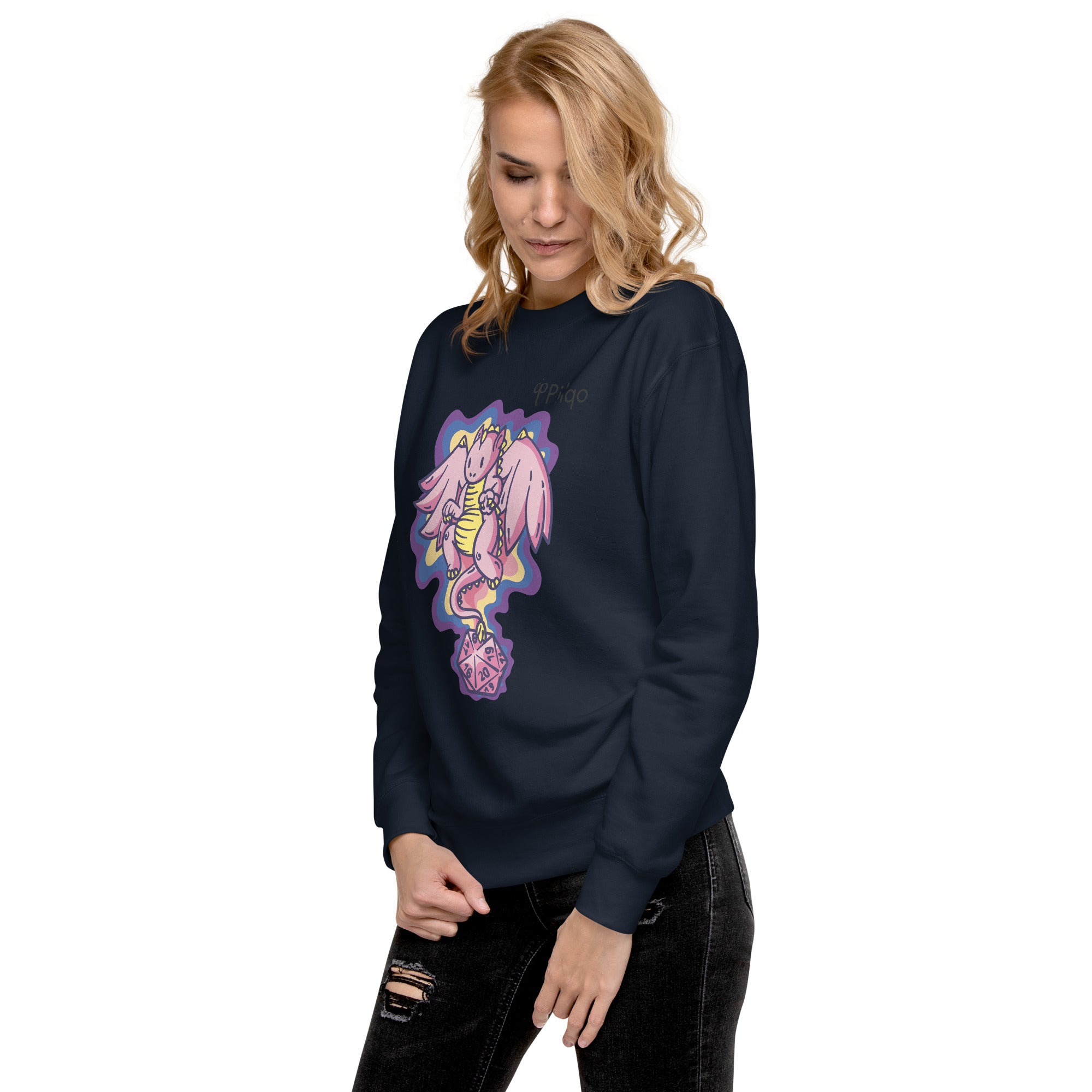 Premium-Sweatshirt mit Grafik und Logo