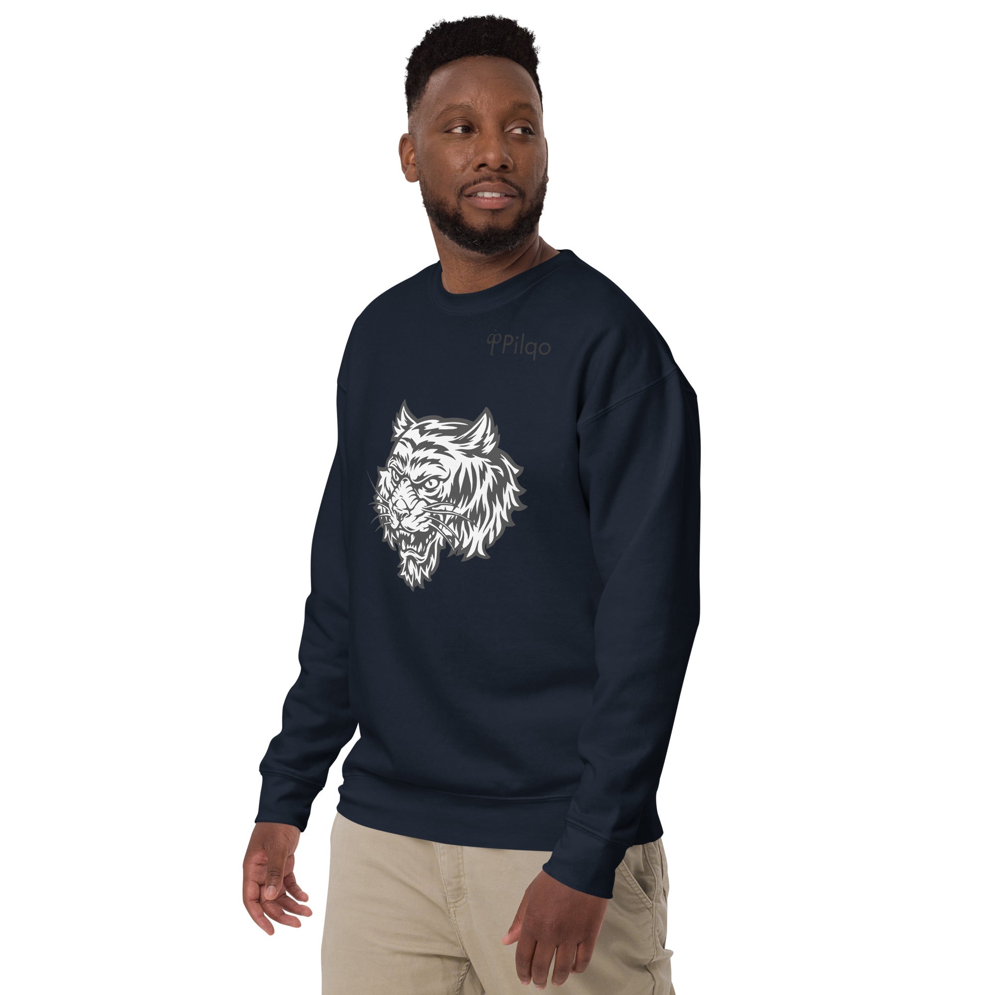 Premium sweatshirt with graphics and logo