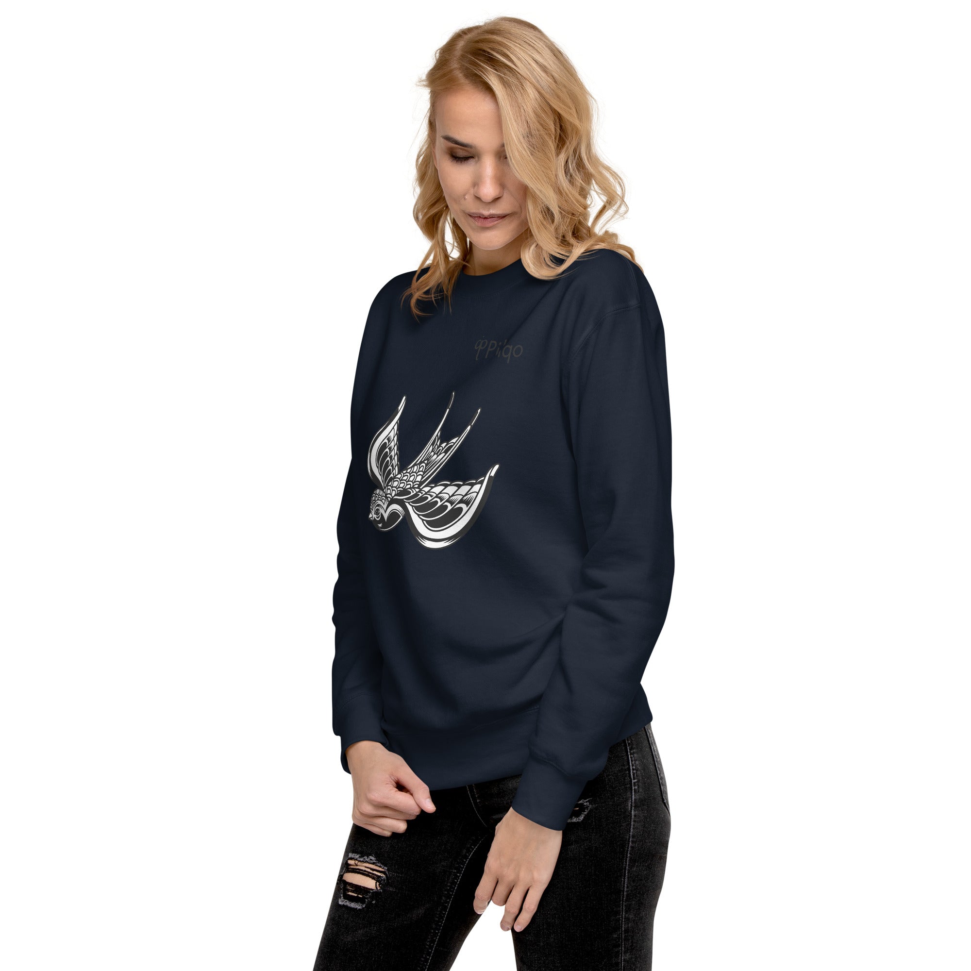 Premium-Sweatshirt mit Grafik und Logo