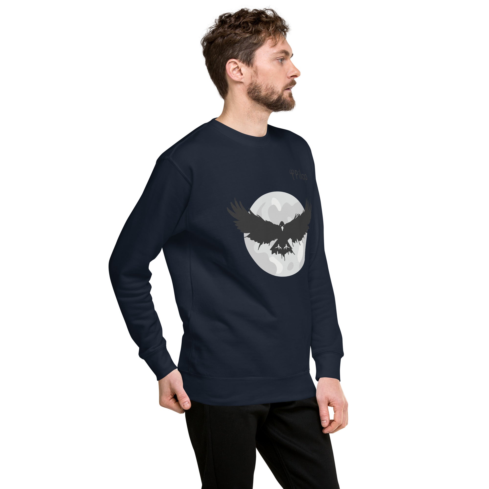 Premium sweatshirt with graphics and logo