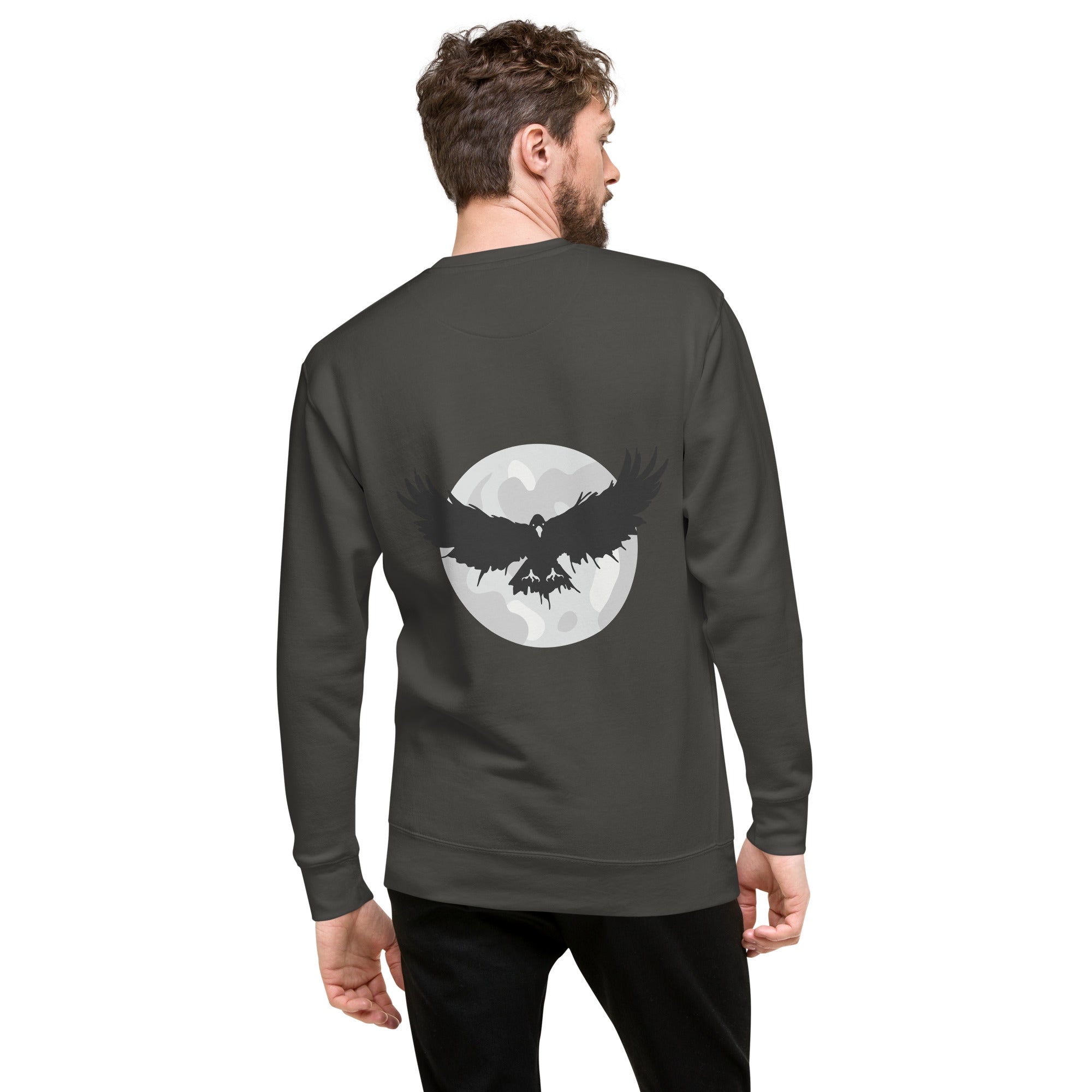 Premium sweatshirt with graphics and logo