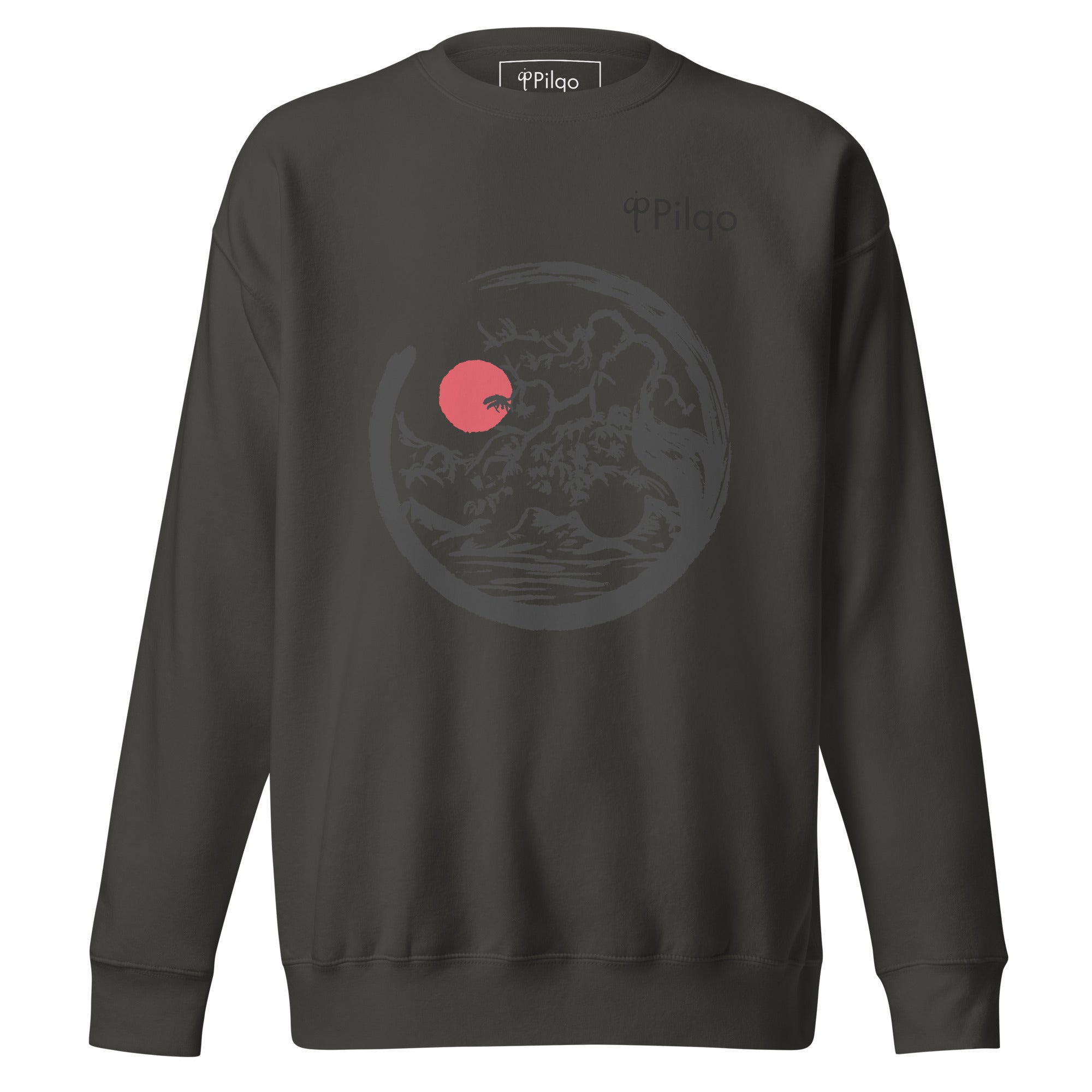 Premium sweatshirt with graphics and logo