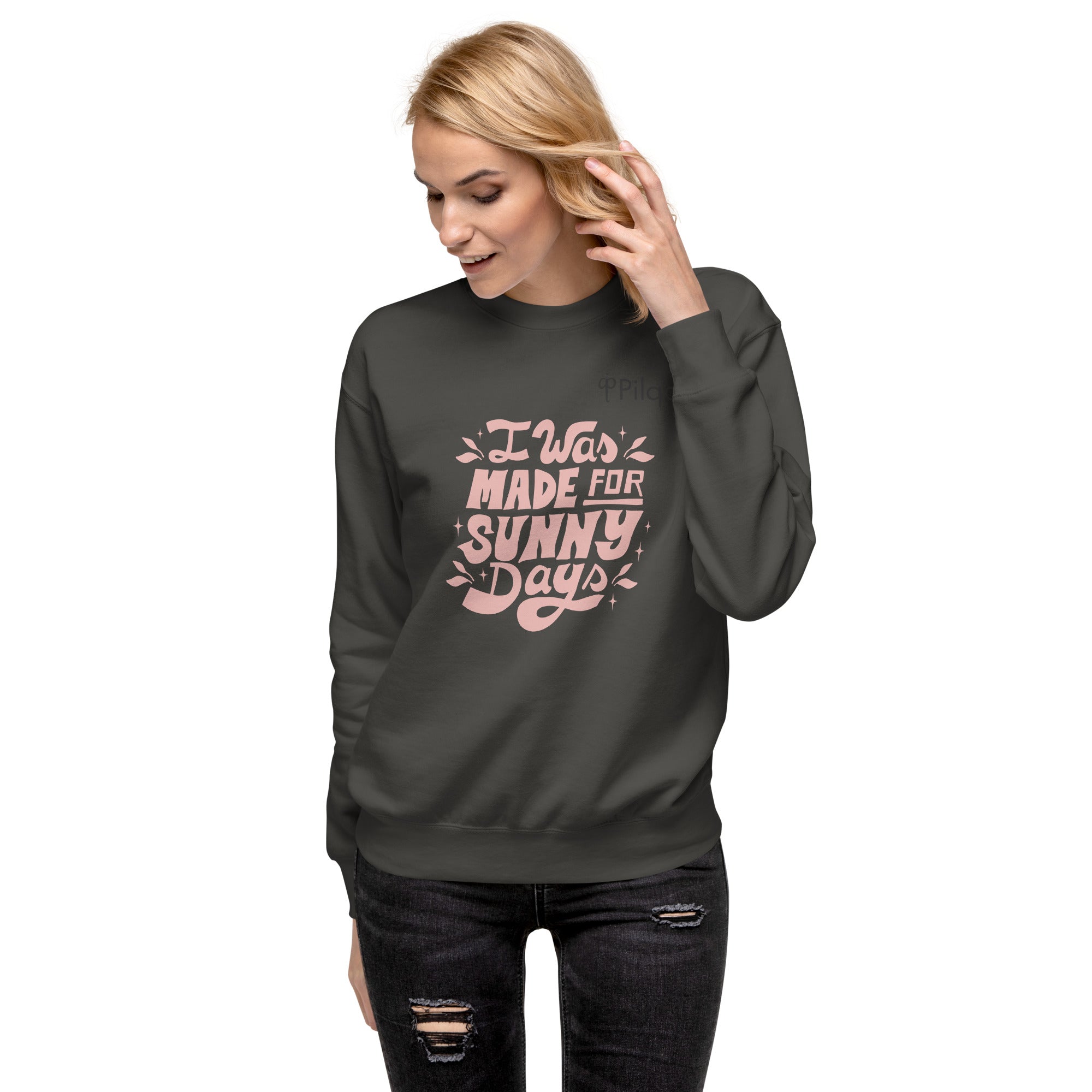 Premium-Sweatshirt mit Grafik und Logo