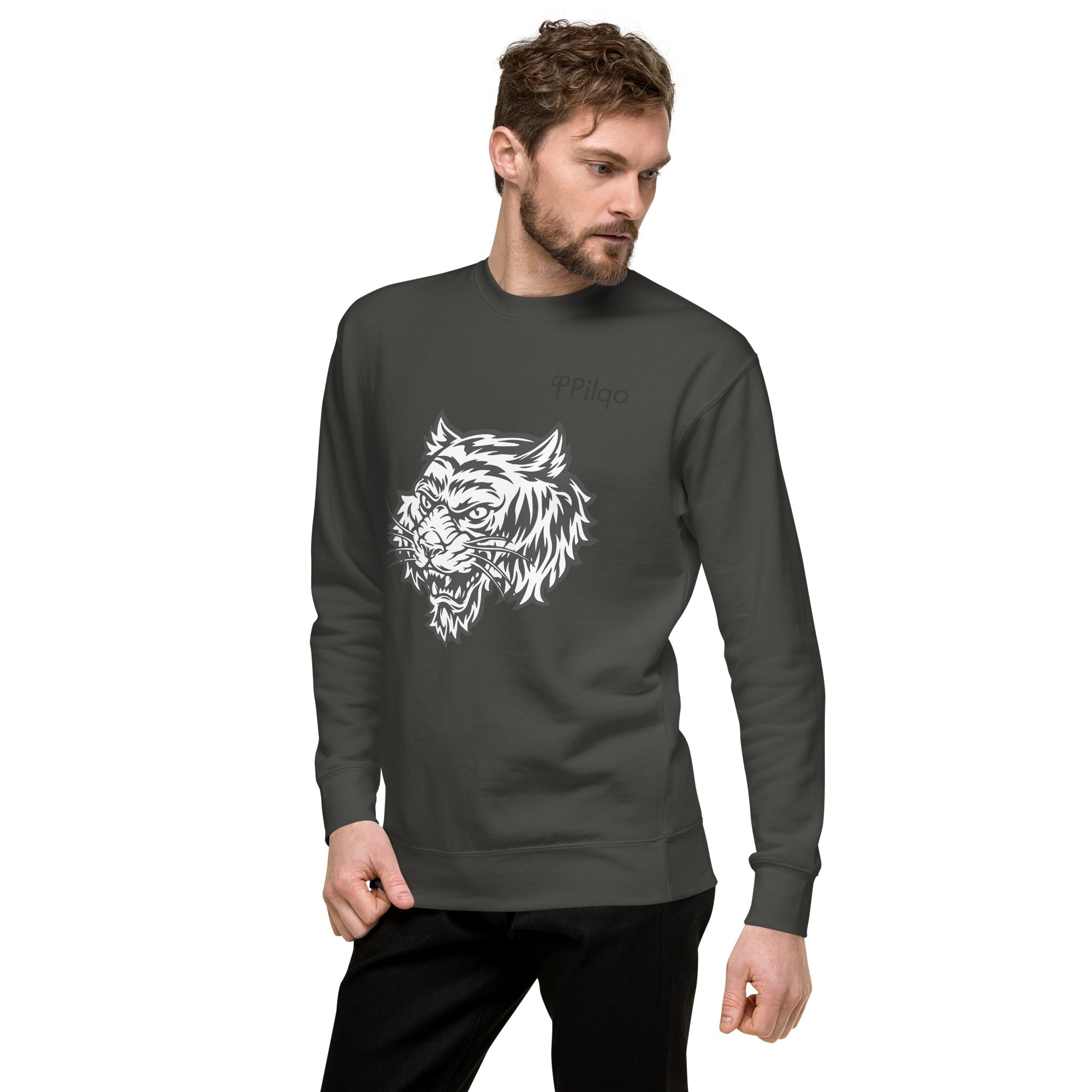 Premium sweatshirt with graphics and logo