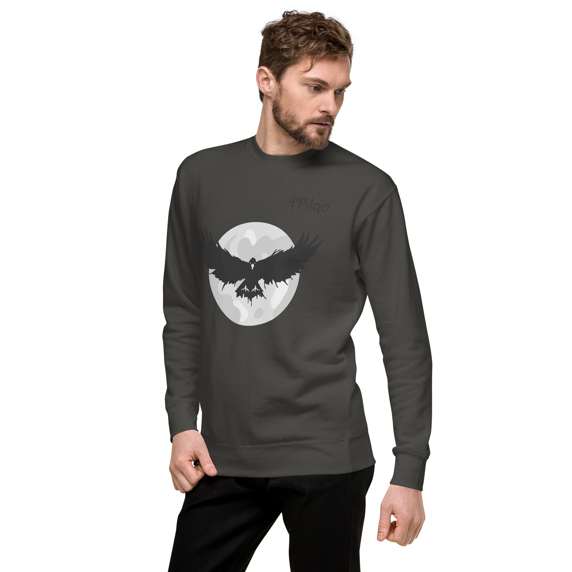 Premium sweatshirt with graphics and logo