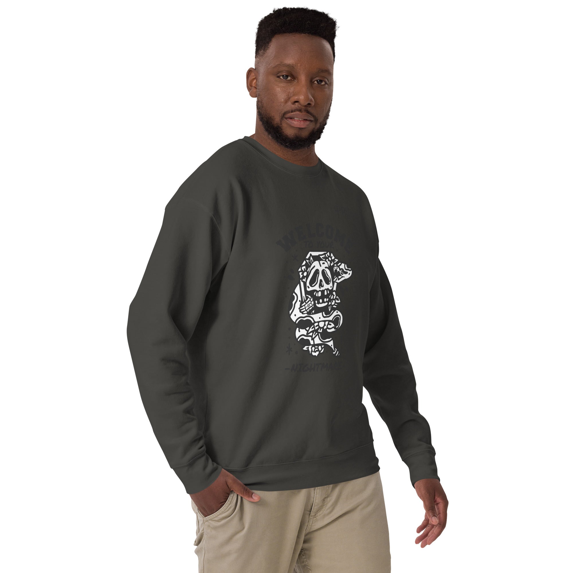 Premium-Sweatshirt mit Grafik und Logo