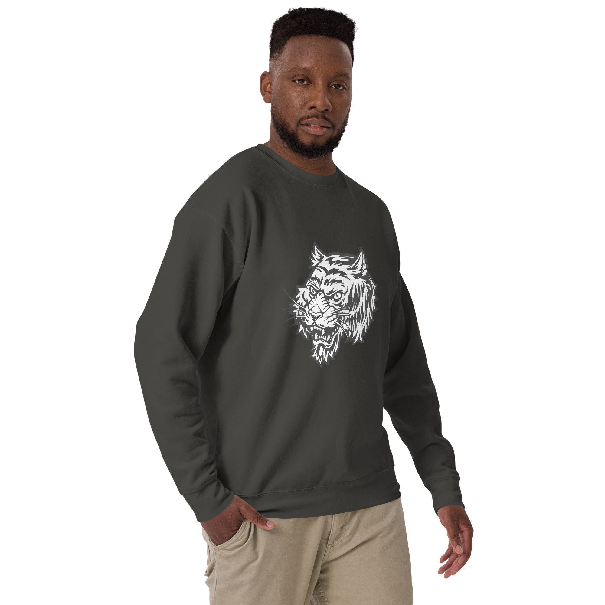 Premium sweatshirt with graphics and logo