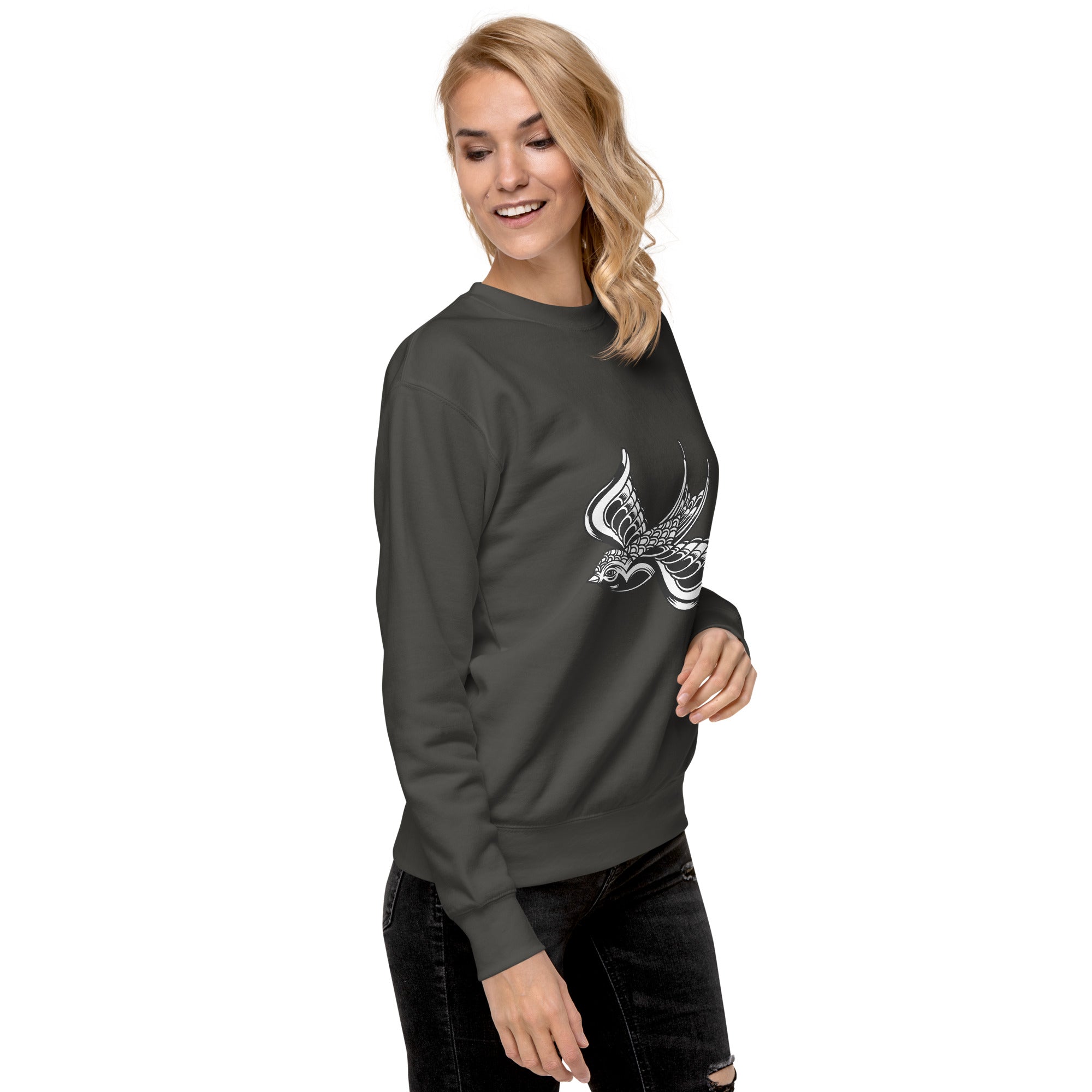 Premium-Sweatshirt mit Grafik und Logo